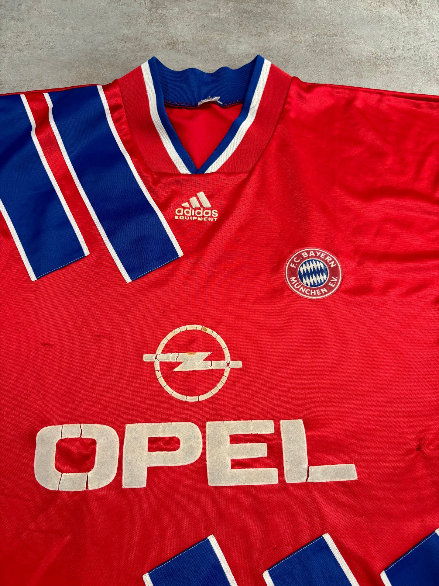 Camiseta Bayern Múnich Adidas Equipment 1993/95 Vintage - XL