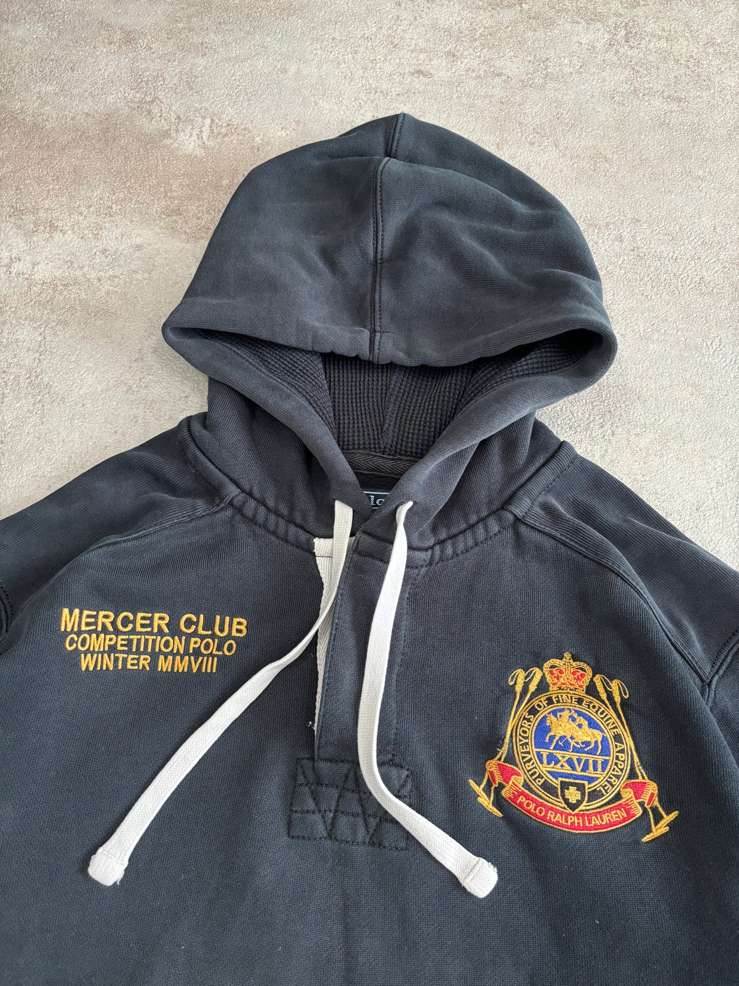 Hoodie Polo Ralph Lauren ‘Mercer Club’ 00s Vintage - M