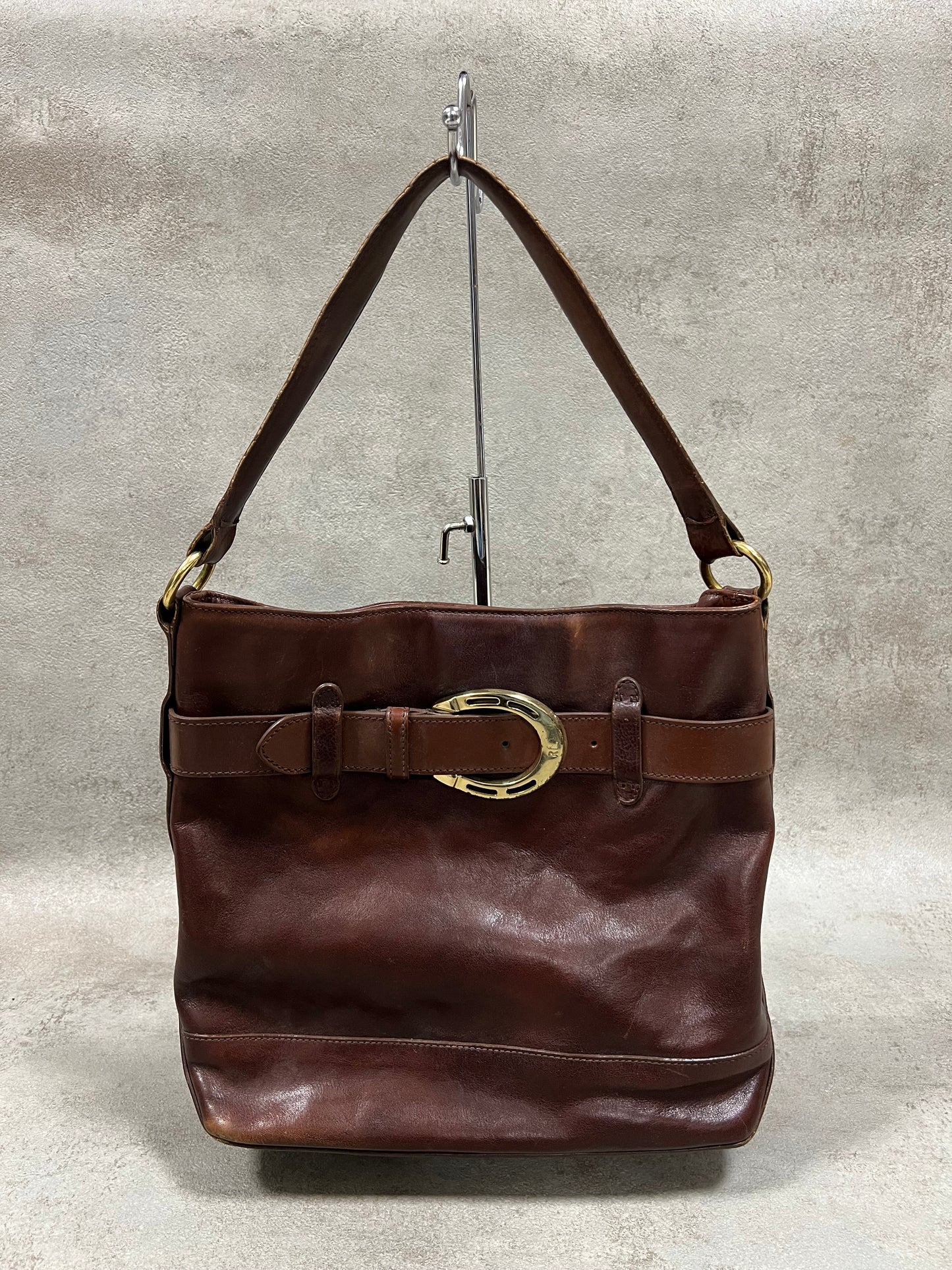 Bolso Cuero Vintage Ralph Lauren