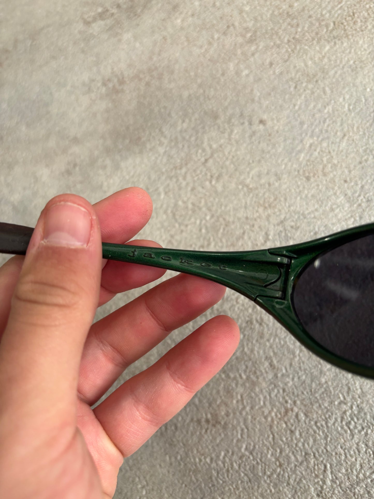 Gafas Oakley Eye Jacket Moss Green 1994 Vintage