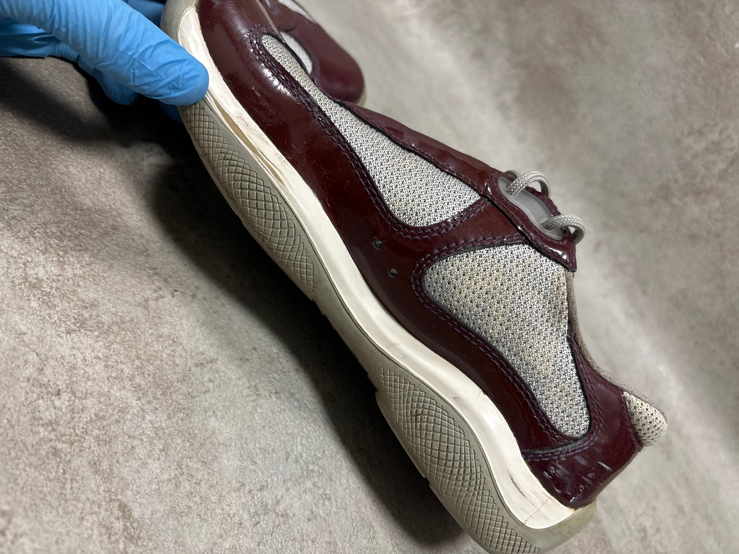 Zapatos Charol ‘Burgundy’ Prada America’s Cup 00s Vintage - 38