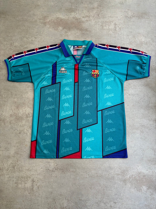 Camiseta Visitante Kappa F.C Barcelona 1995/96 Vintage - M