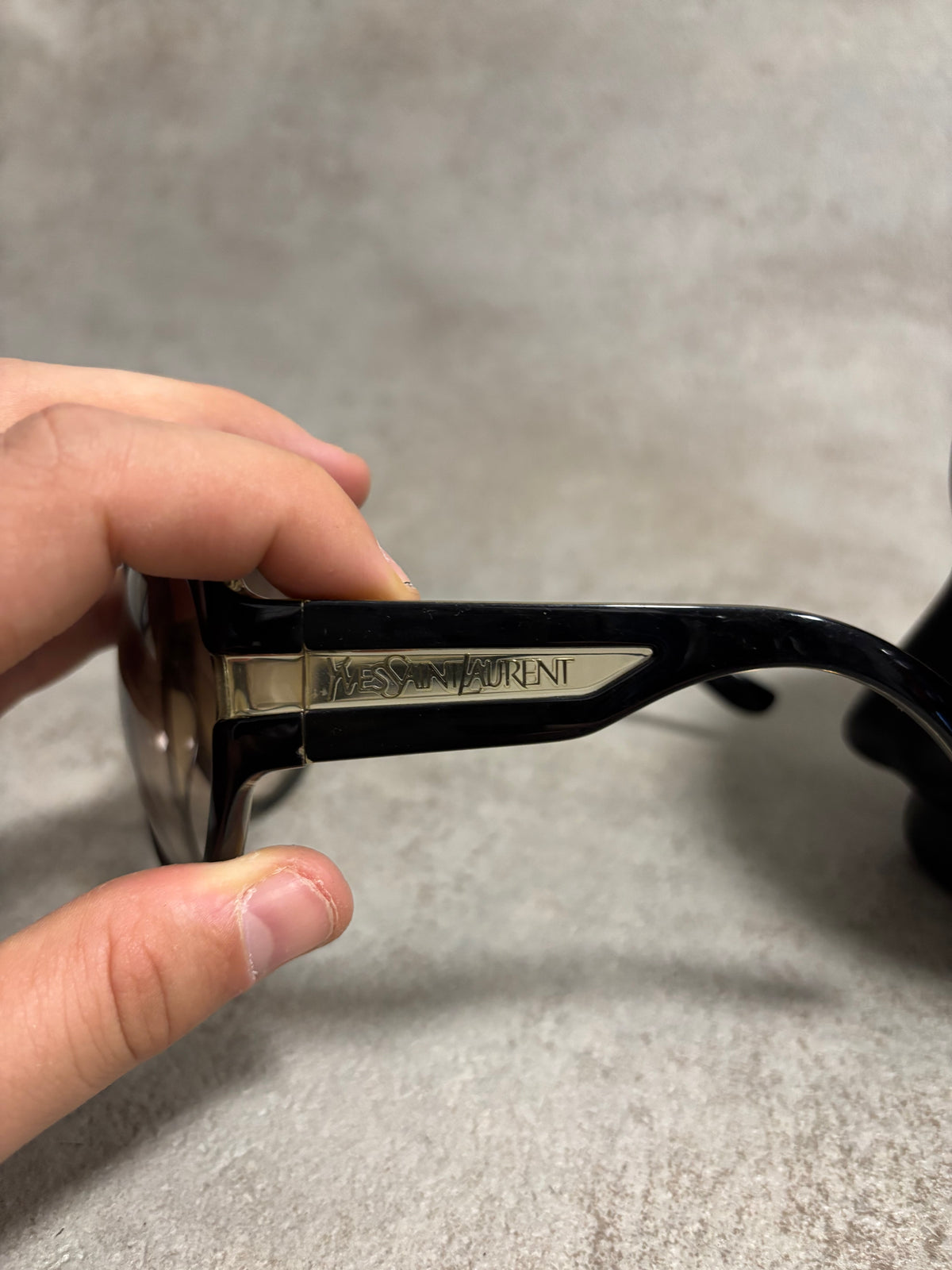 Gafas Oversize Transparent Yves Saint Laurent 90s Vintage