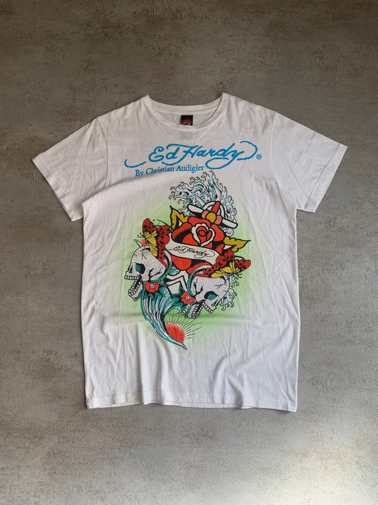 Camiseta Vintage Ed Hardy 00’s- M