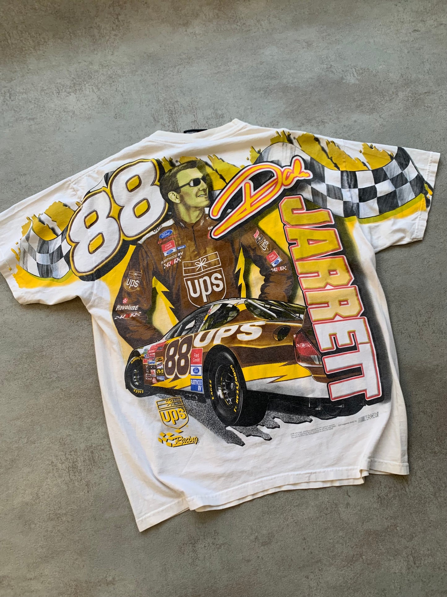 Camiseta Racing Nascar Dale Jarret 88 Vintage - M