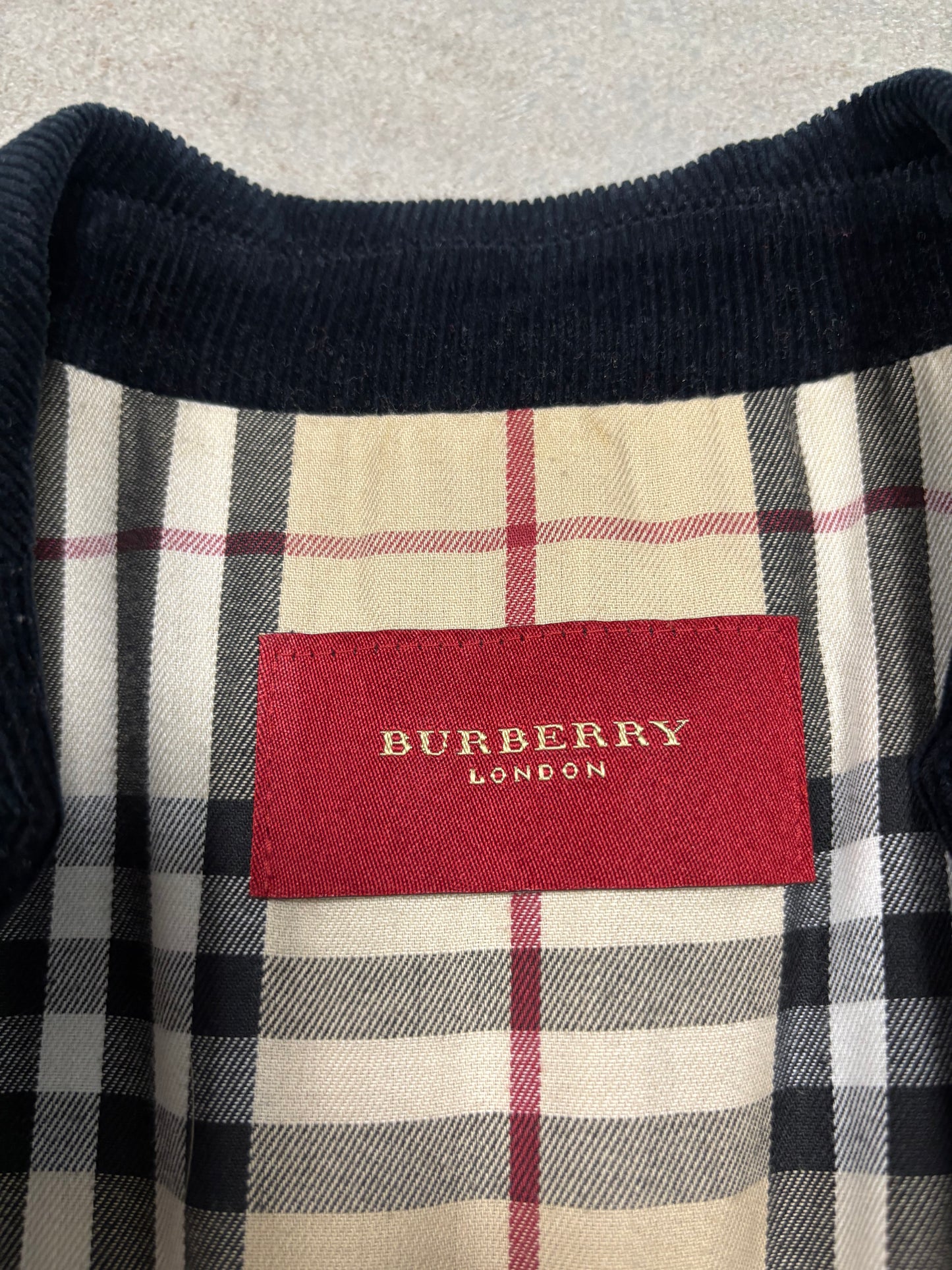 Chaqueta Blazer Pana Burberry 00s Vintage - M Woman