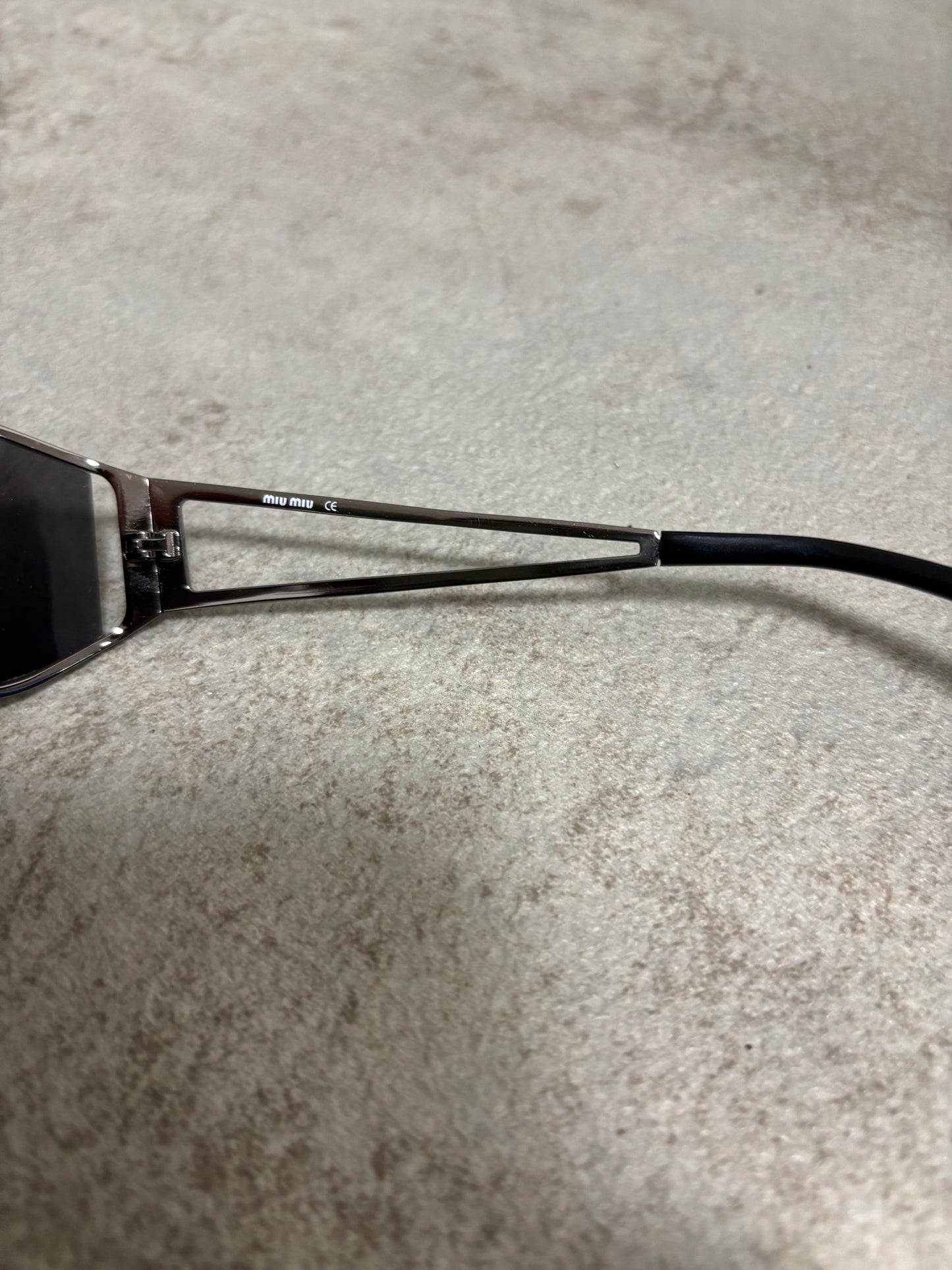 Gafas Rectangulares Metálicas Miu Miu 00s Vintage