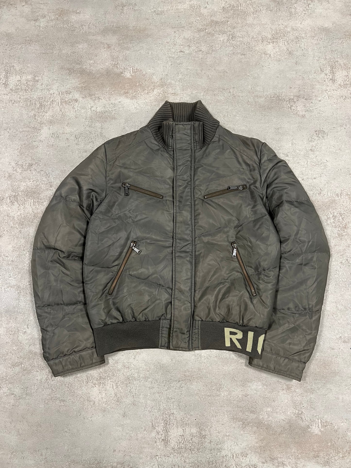 Chaqueta Bomber Vintage Richmond 00’s Multizip - M