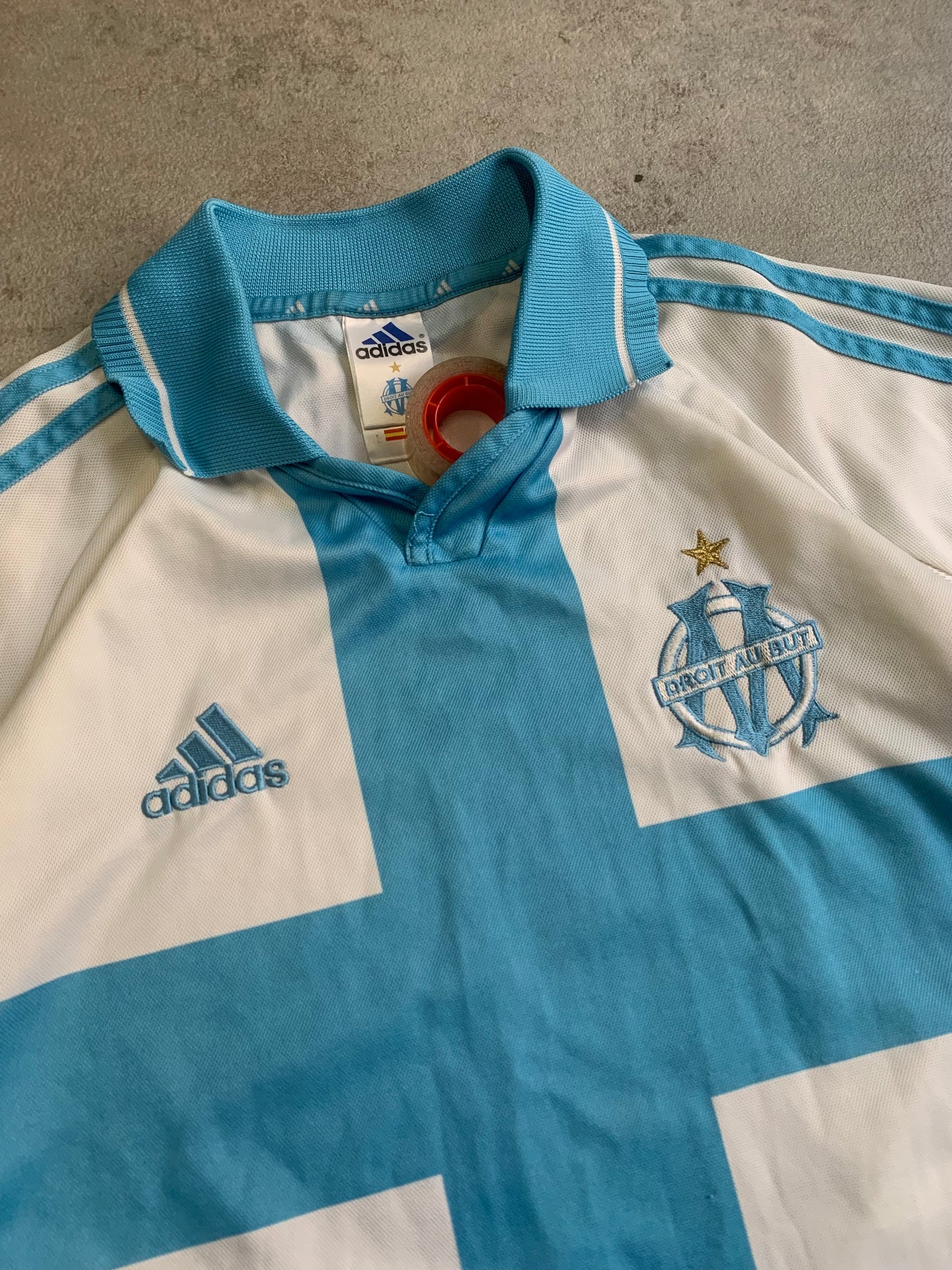 Camiseta Fútbol Vintage Marsella 00/01 Kit - L