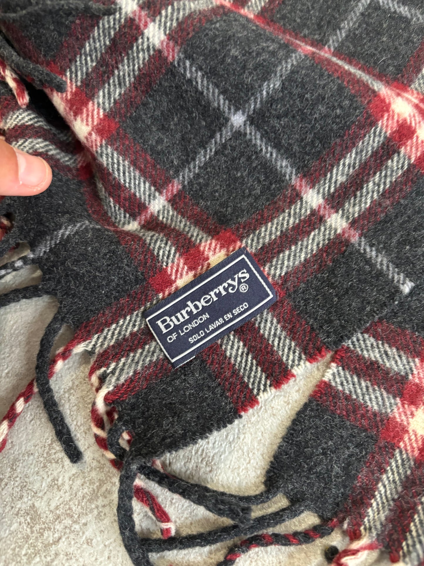 Bufanda Burberry Novacheck 00s Vintage