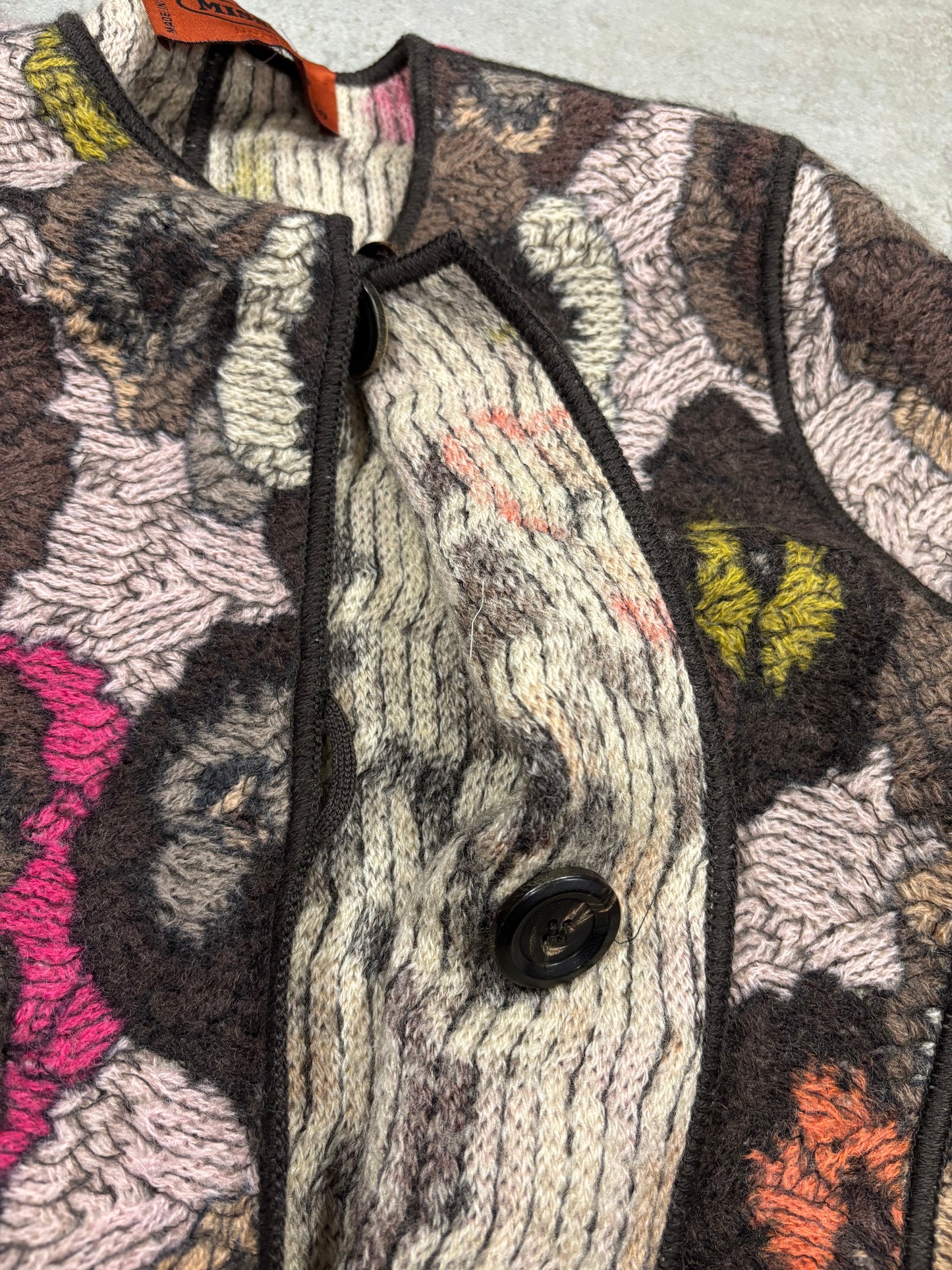 Jersey Cardigan Doble Abotonado Missoni ‘Double’ 00s Vintage - M