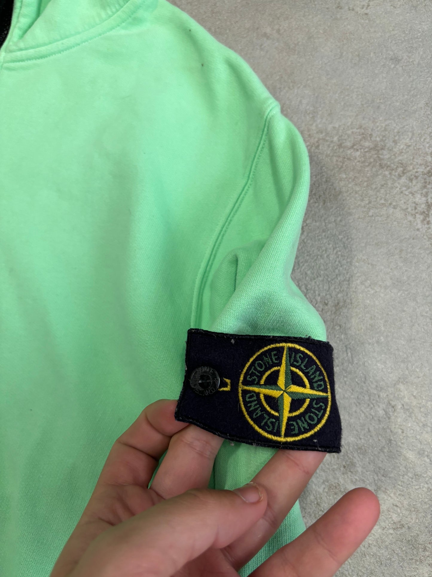 Chaqueta Half Zip Menta Stone Island - L