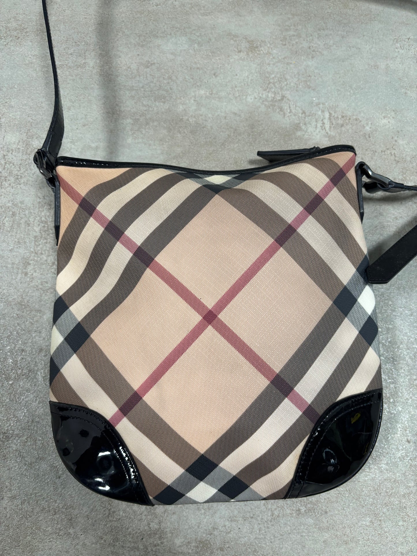 Bolso De Hombro Burberry Supernova ‘Nova Check’ 00s Vintage