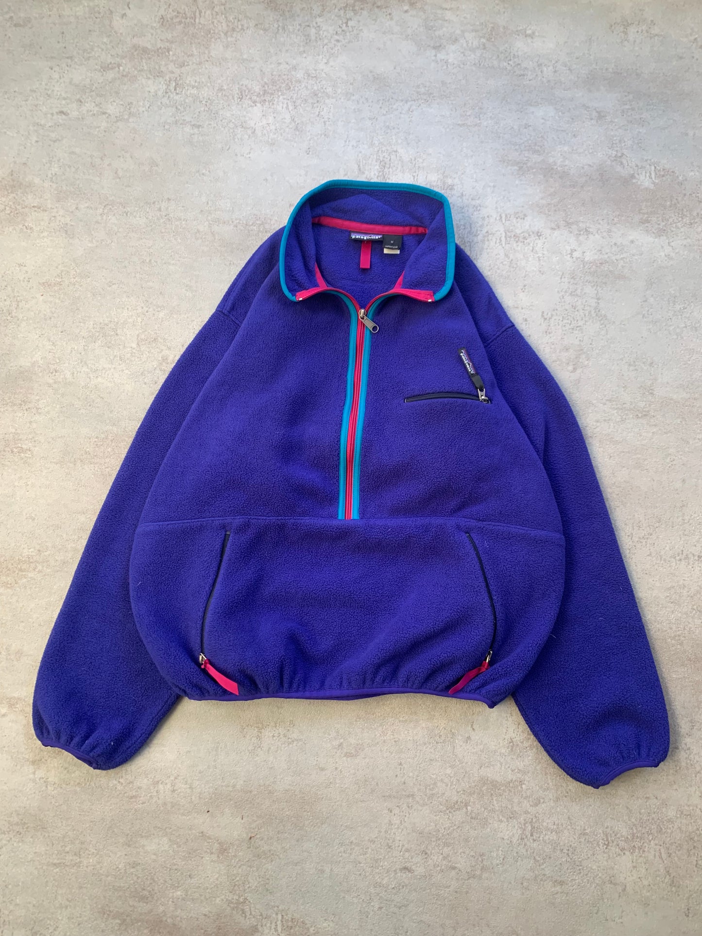 Forro Polar 1/2 Zip Patagonia 00s Vintage - M