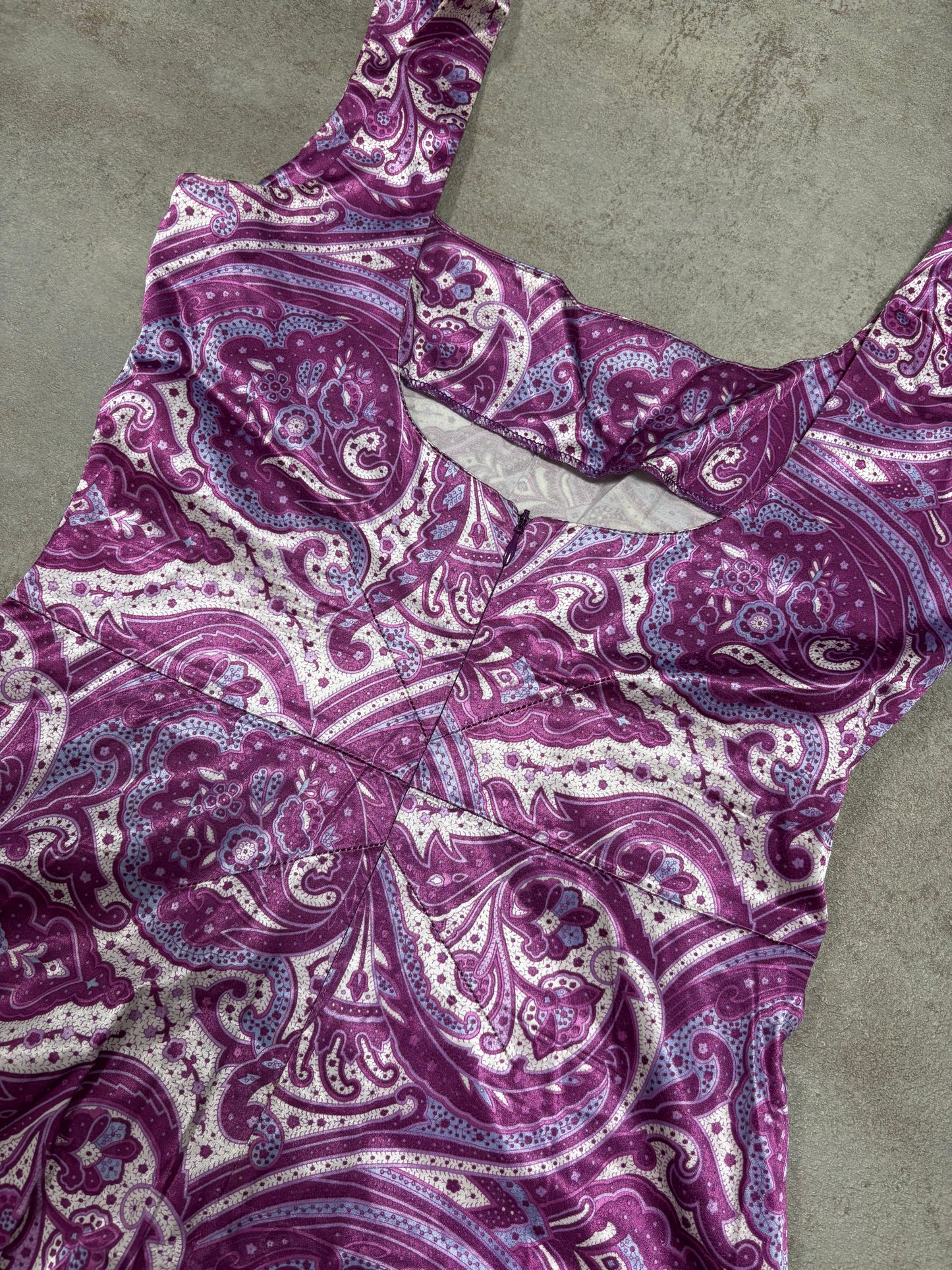 Vestido Paisley Print Dolce & Gabbana 00s Vintage - M