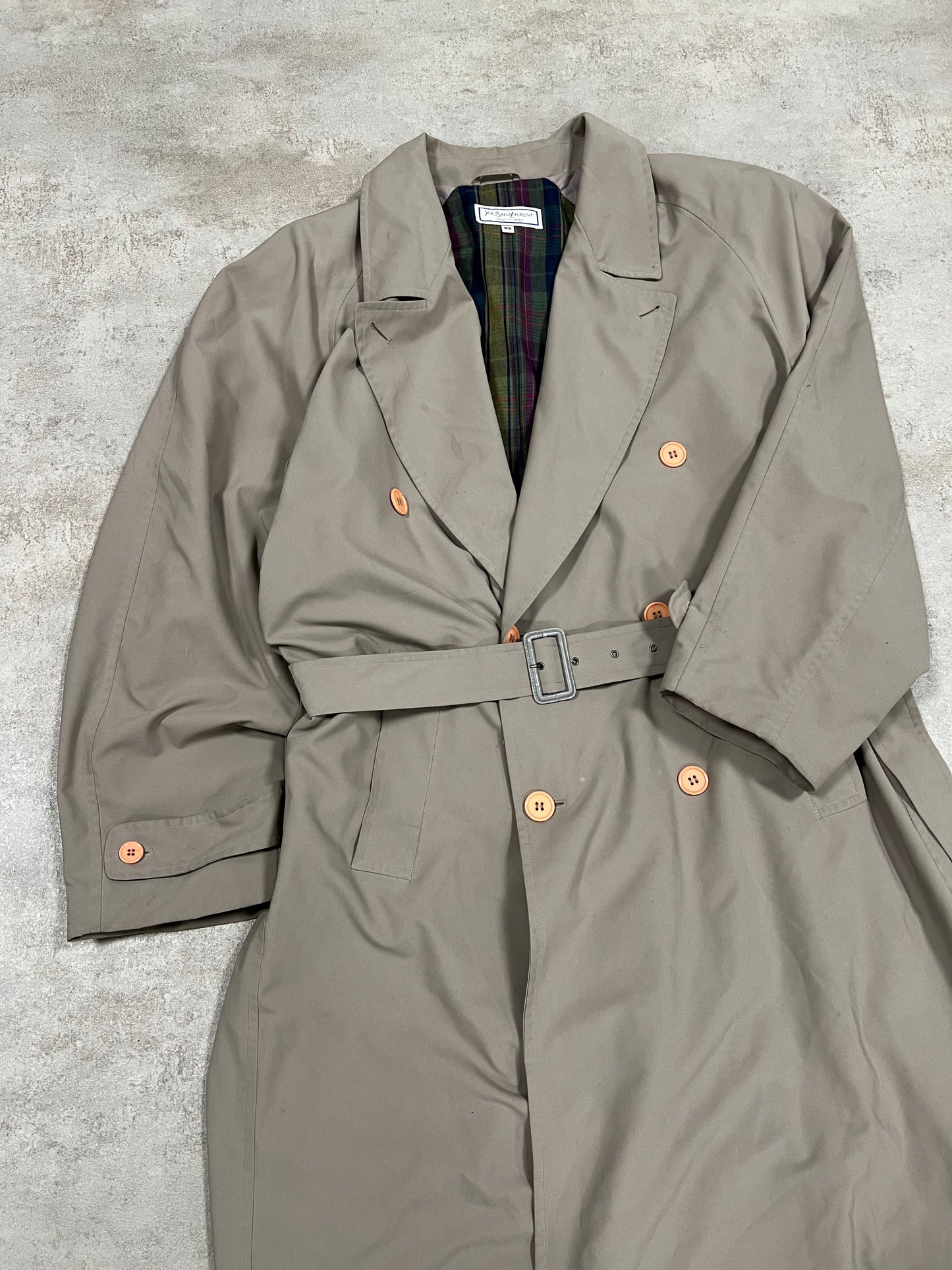 Gabardina Vintage Yves Saint Laurent 80’s - L