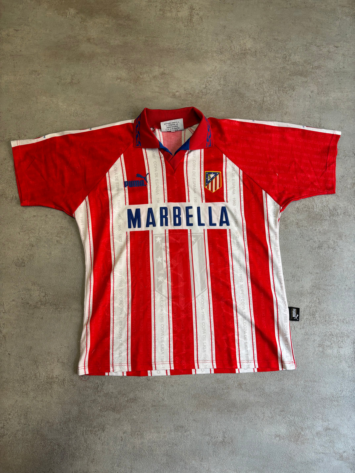 Camiseta Puma Atlético de Madrid 1995/1996 Vintage - L