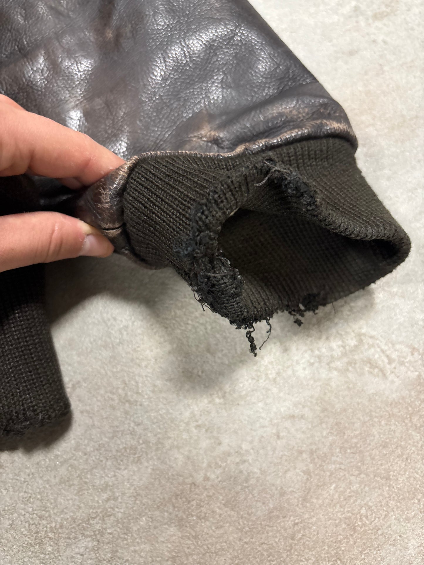 Chaqueta Cuero G-1 Avirex 1992 Vintage - L