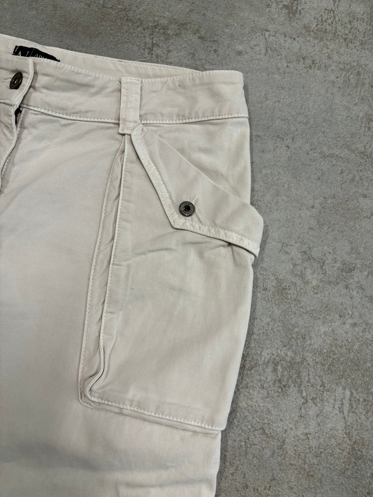 Pantalón Cargo Capri Armani Jeans 00s Vintage - M Woman