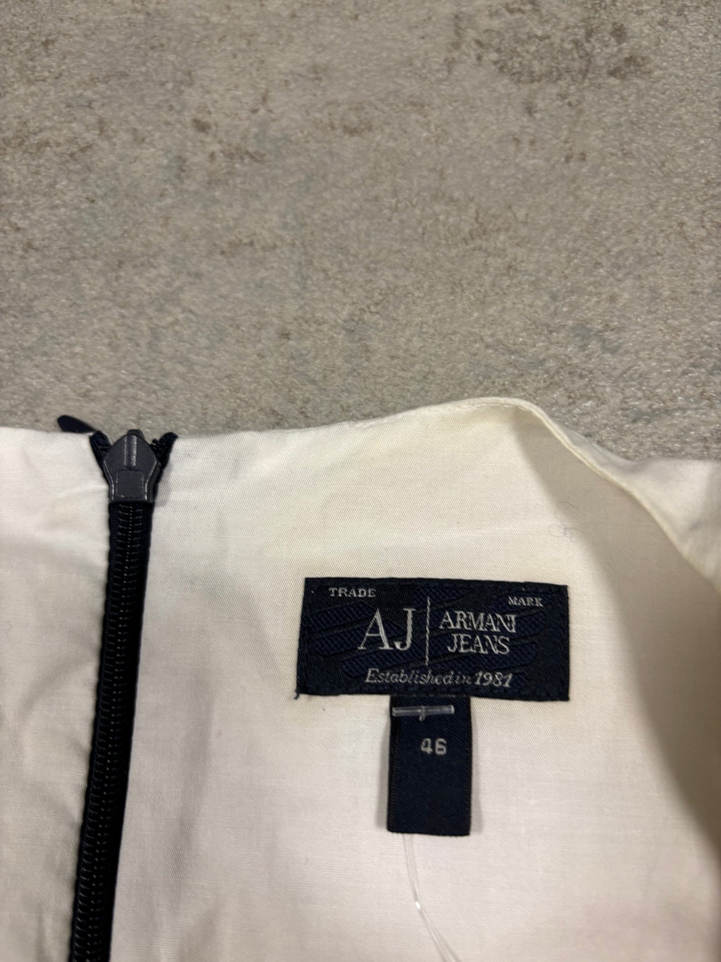 Vestido Largo Arreglado Armani Jeans - M