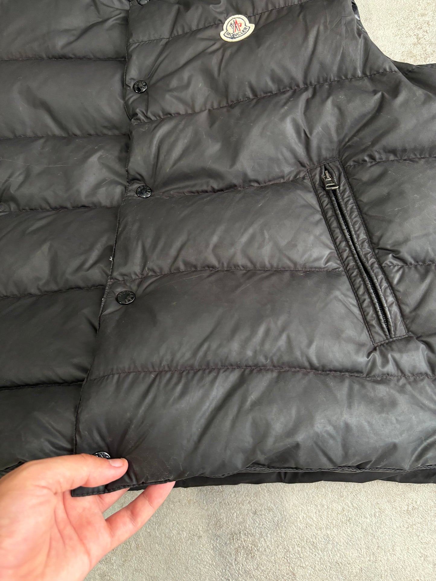 Chaleco Puffer Moncler Vintage - L