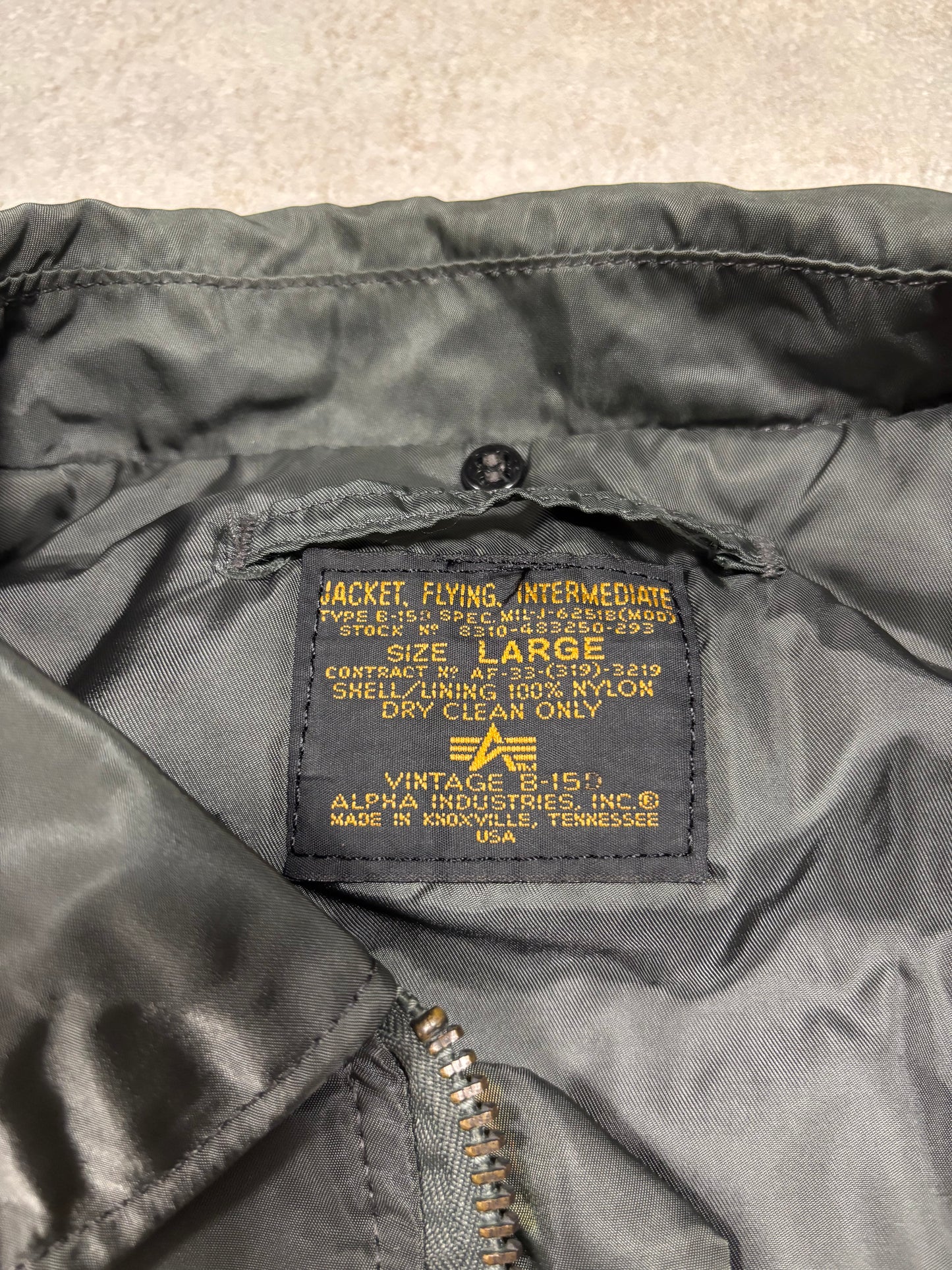 Chaqueta Bomber MA-1 Alpha Industries 00s Vintage - L