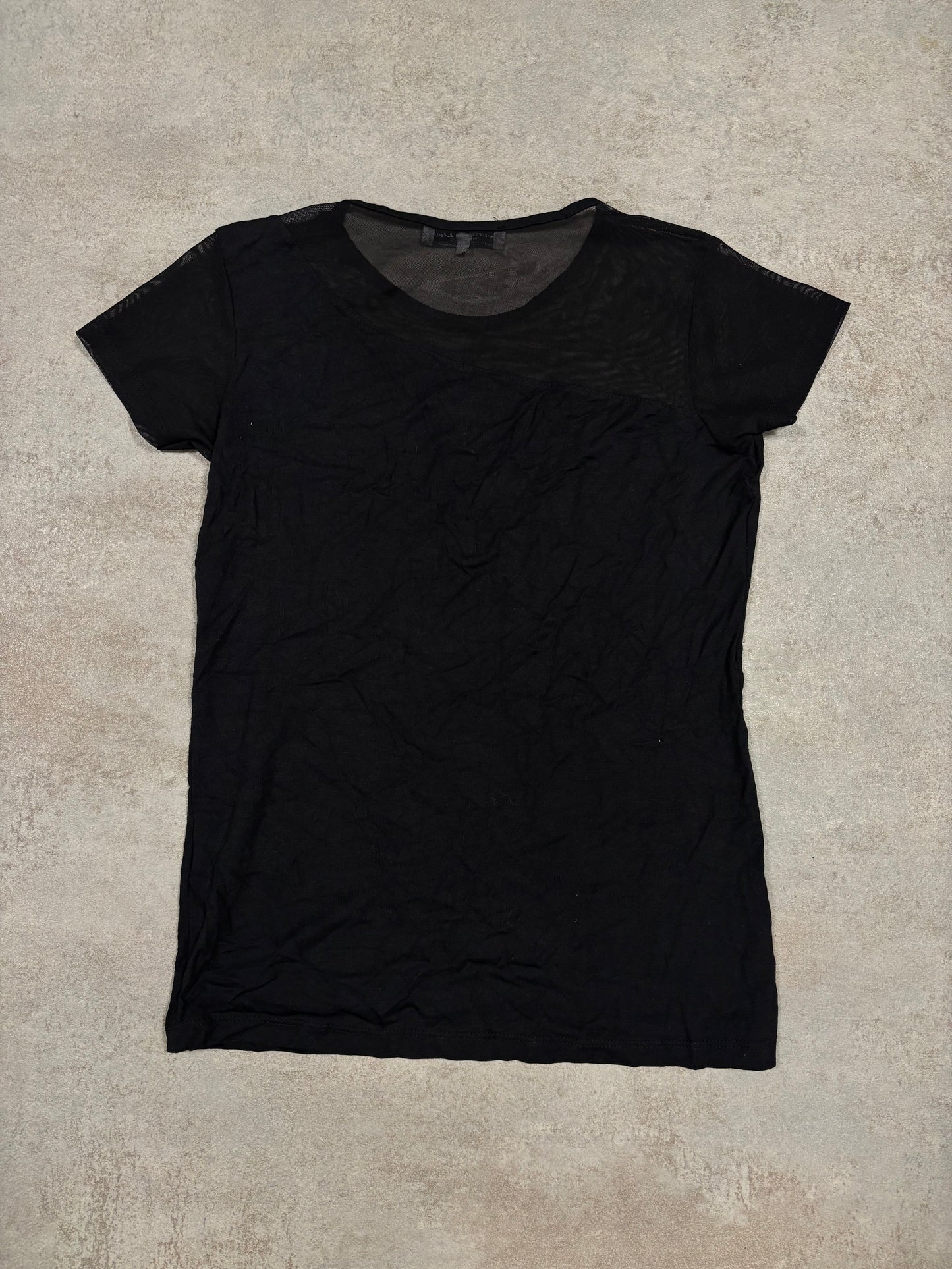 Camiseta Top Mesh Christian Dior Brillantes 00s Vintage - M