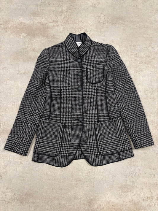 Blazer Largo Estructura Tweed Armani Collezioni 90s Vintage - M