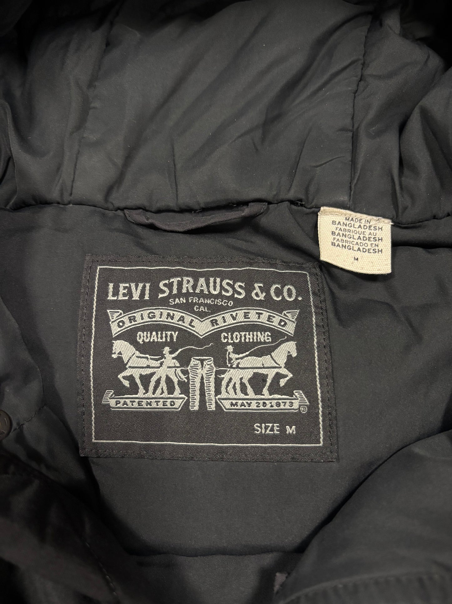 Chaqueta Bomber Fur Levi’s 00s Vintage - M