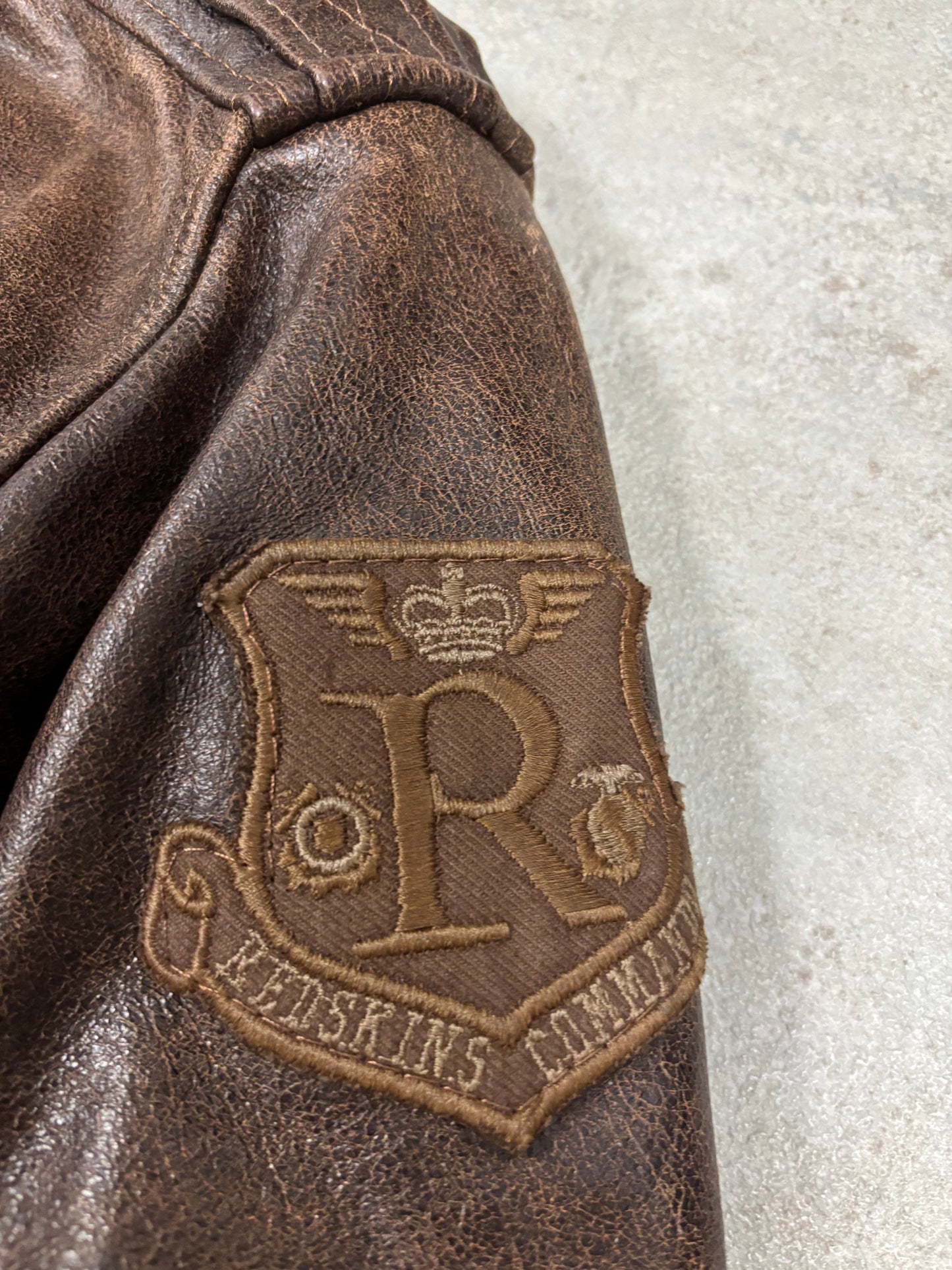 Chaqueta Cuero B32 Redskins 00s Vintage - XL