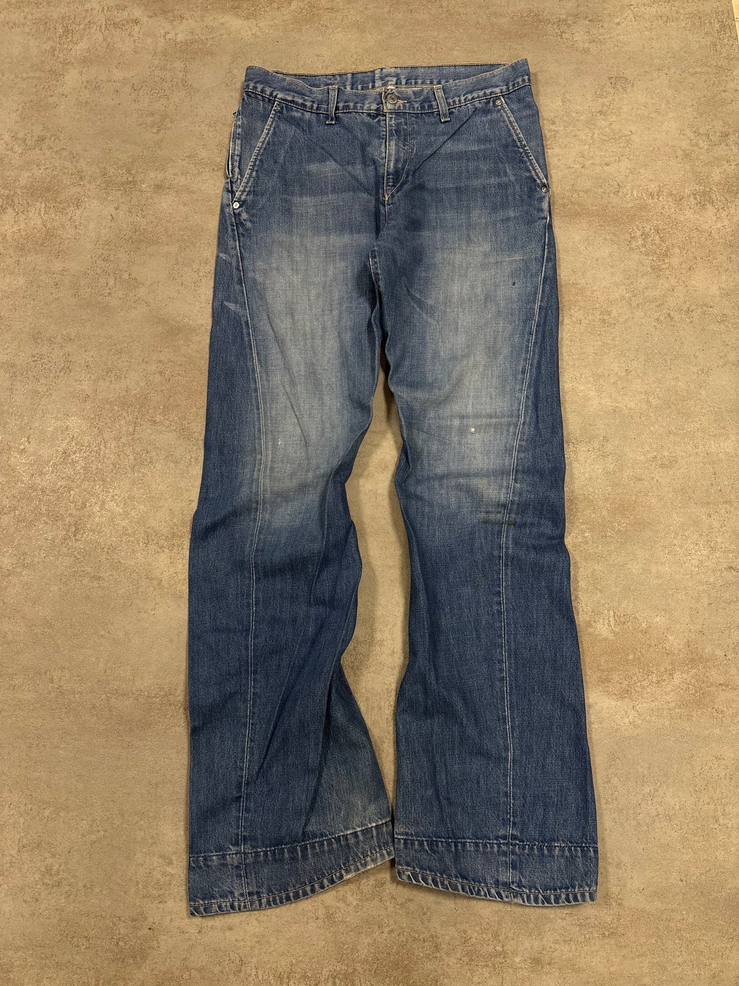 Pantalones Asimétricos Levi’s Engineered 00s Vintage - M