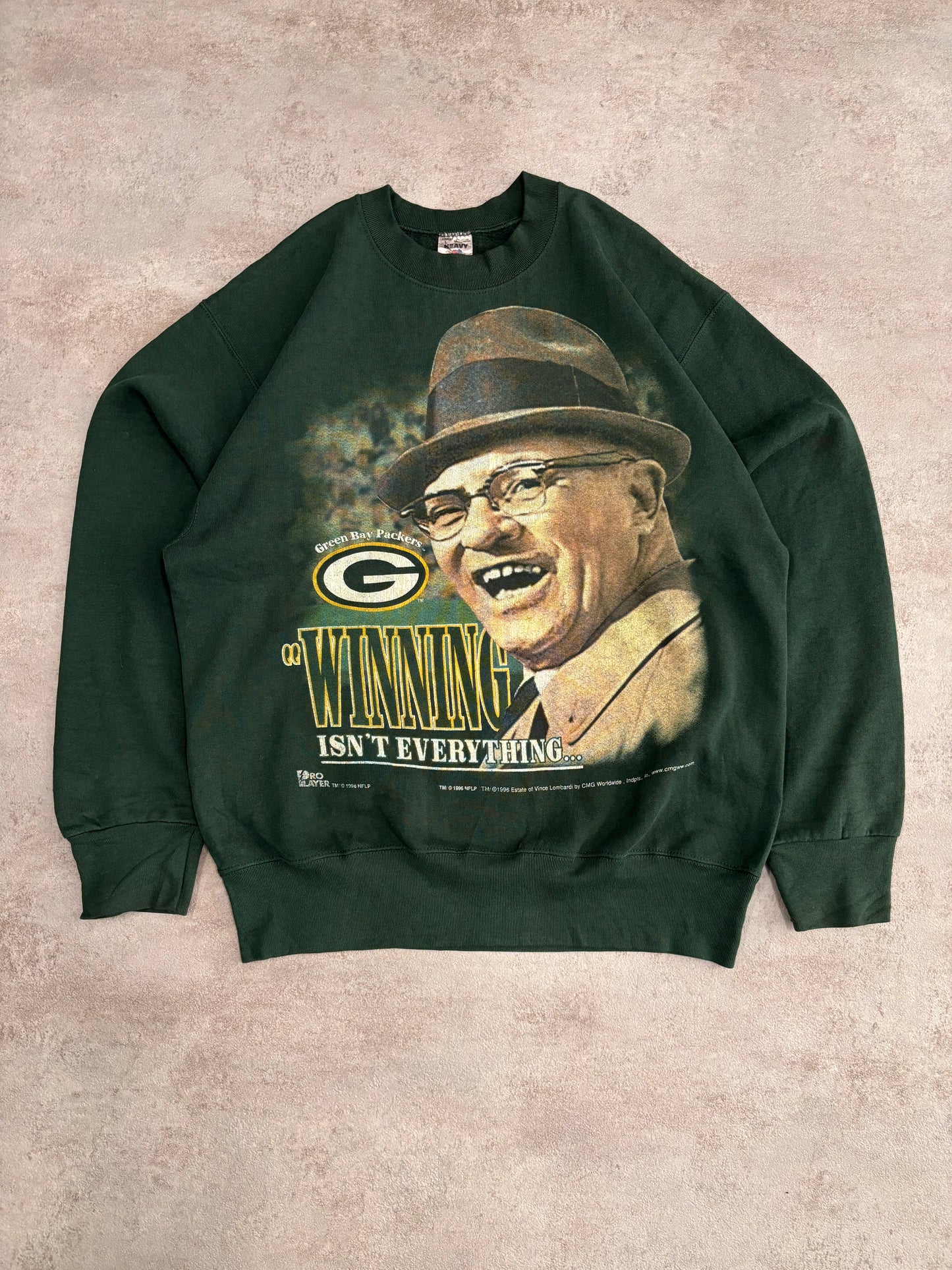 Sudadera Gráfica Fruit Of The Loom Super Bowl Winners Green Bay Packers 1996/97 Licensed - L