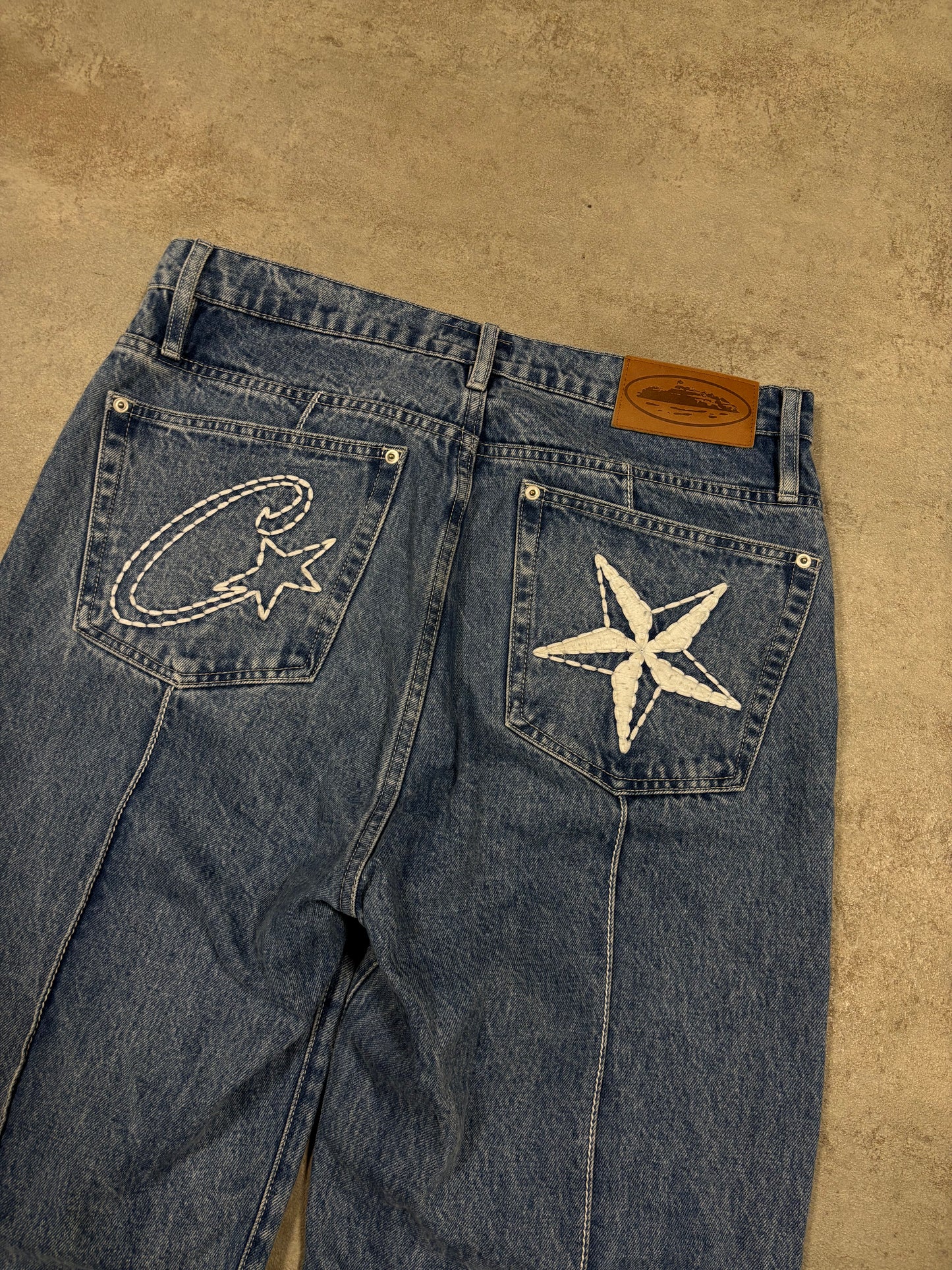 Pantalones Rectos Pinza Corteiz C-Star - M