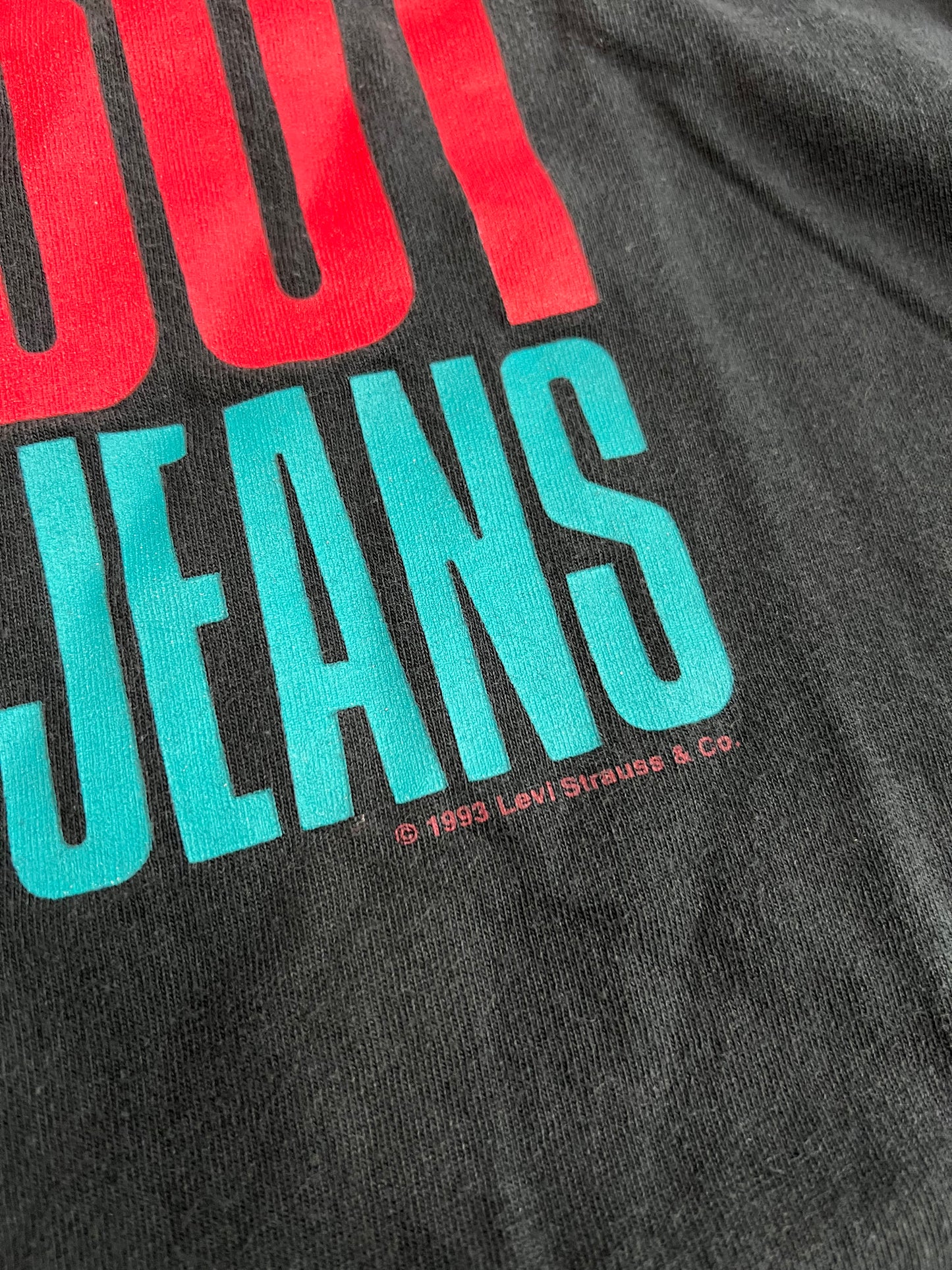 Camiseta Vintage Levi’s 501 1991 Single Stitch - M