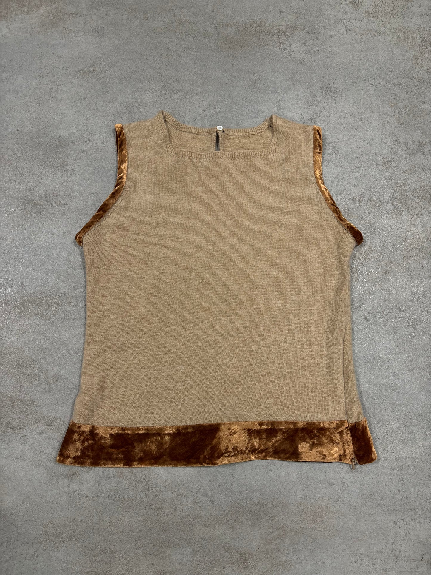 Jersey Lana Top Gianfranco Ferré 00s Vintage