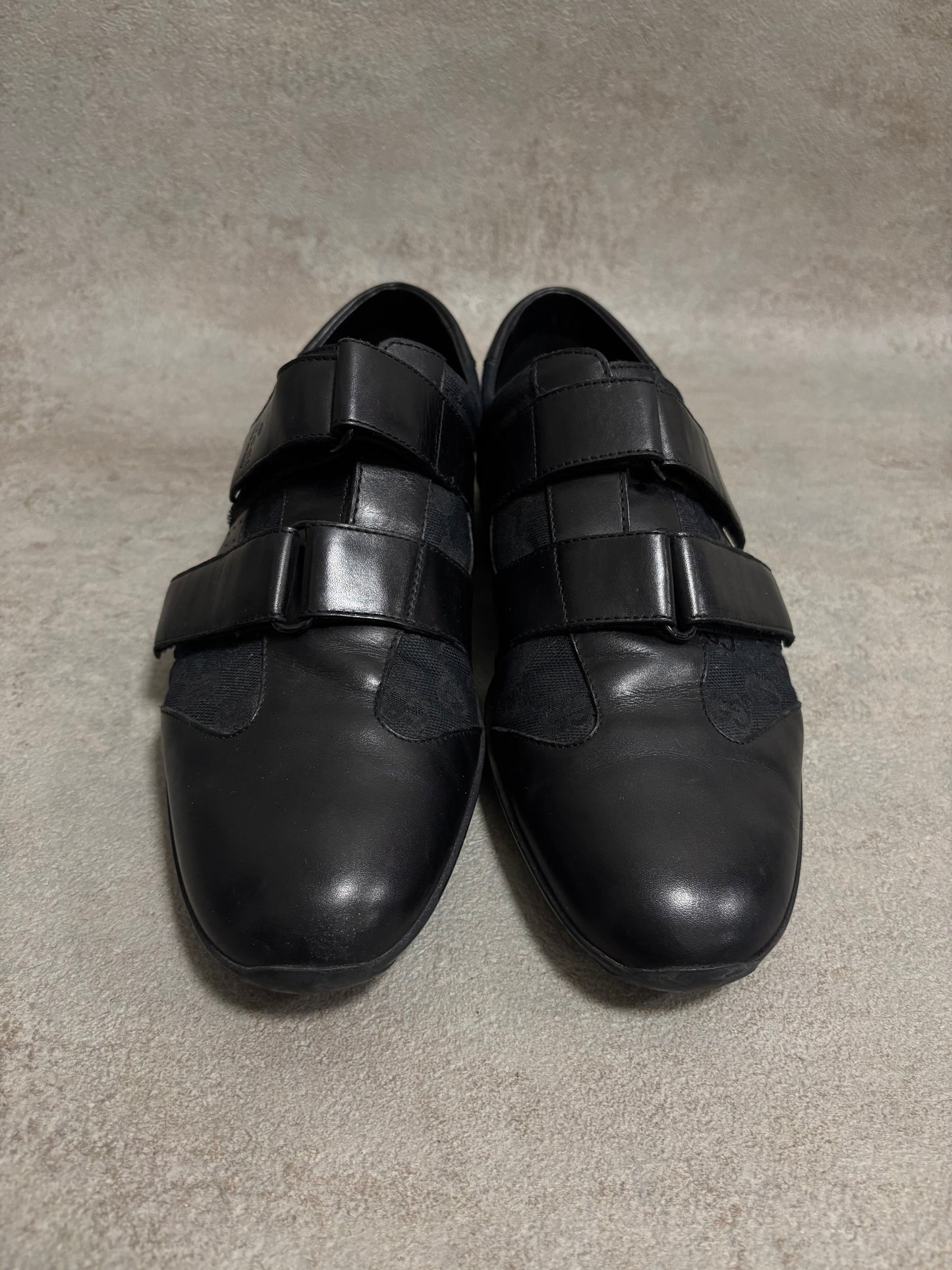 Zapatos Velcro Cuero Gucci Monogram 00s Vintage - 42