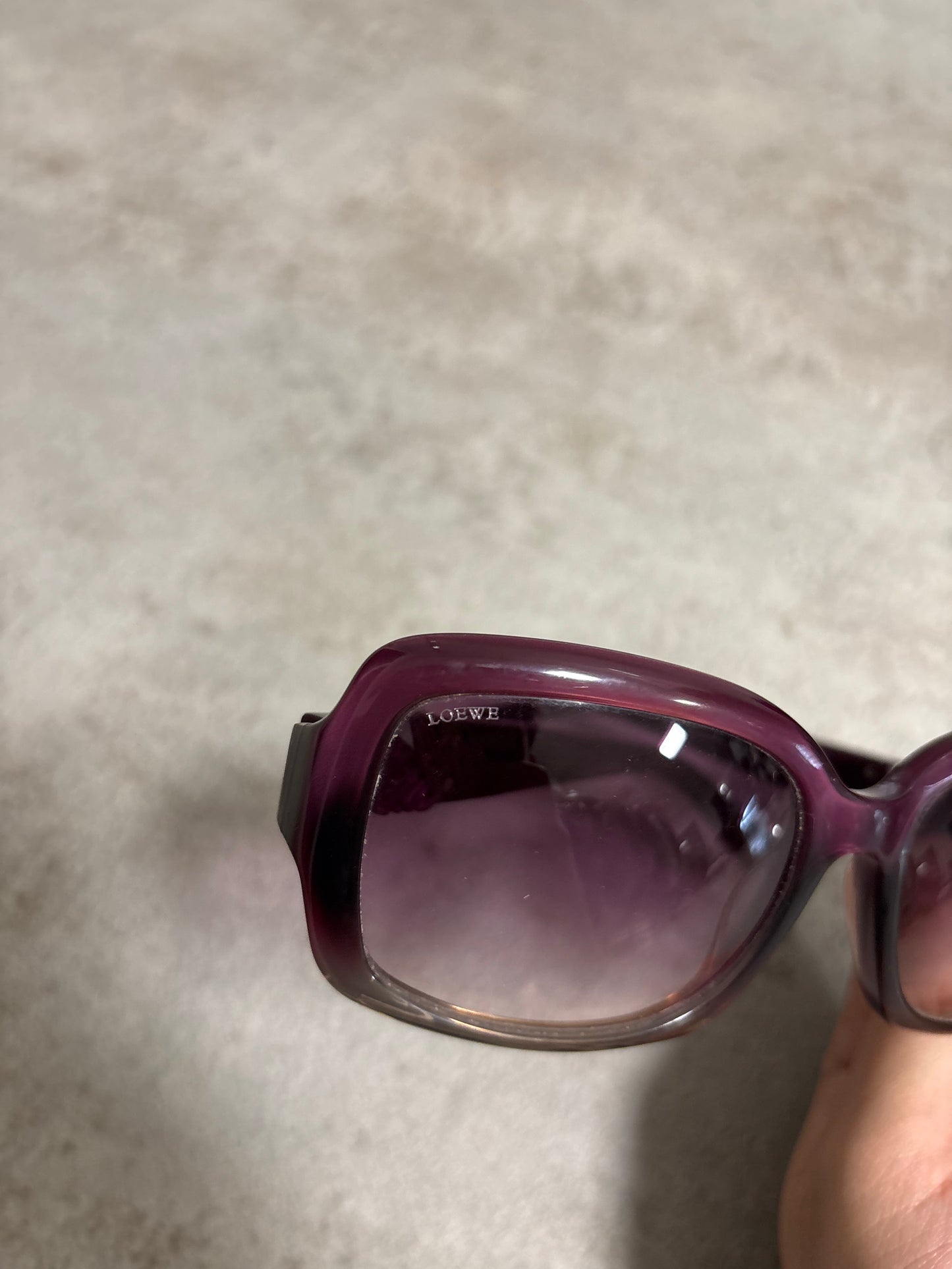 Gafas Rectangulares Loewe 00s Vintage