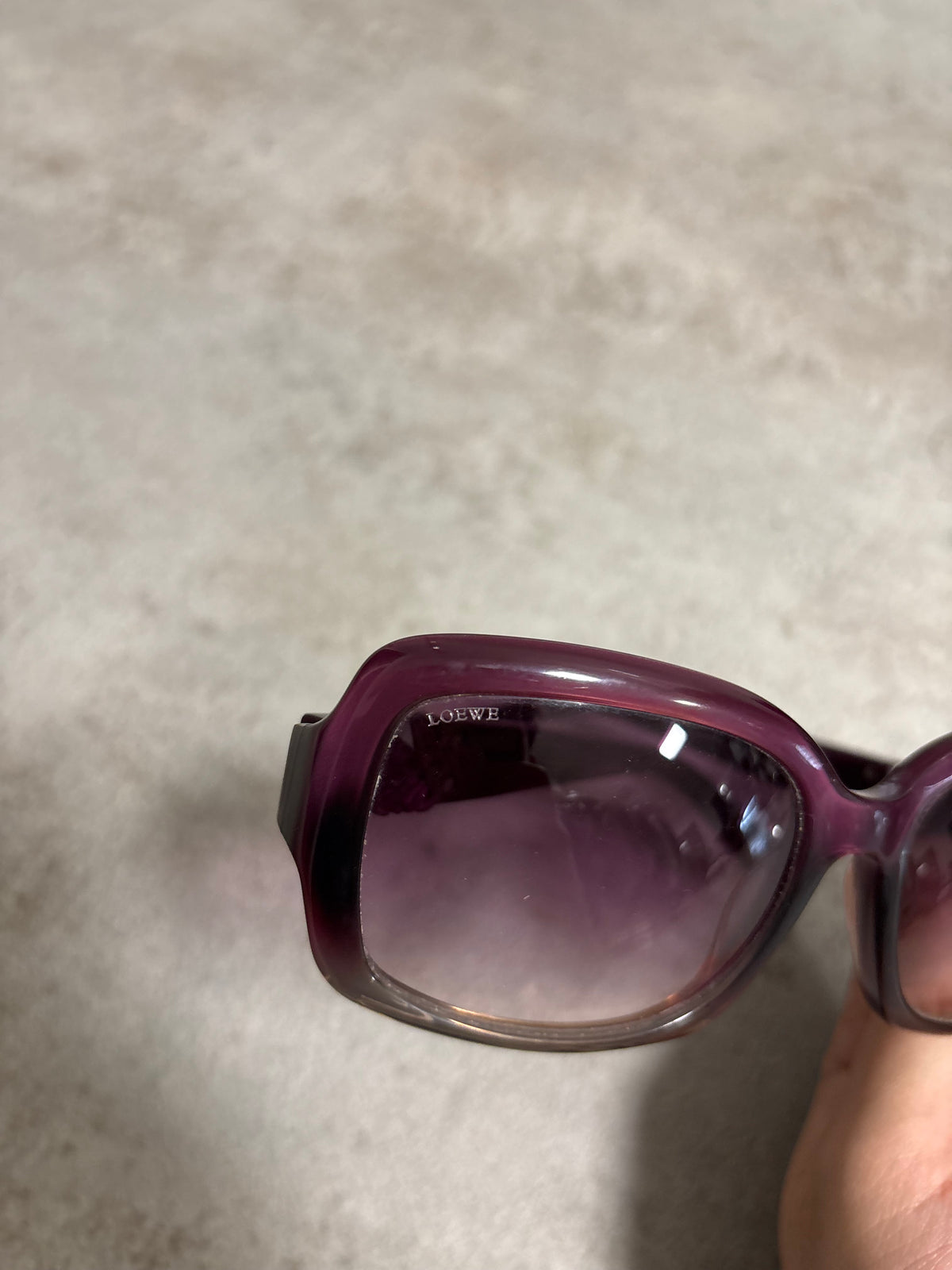 Gafas Rectangulares Loewe 00s Vintage