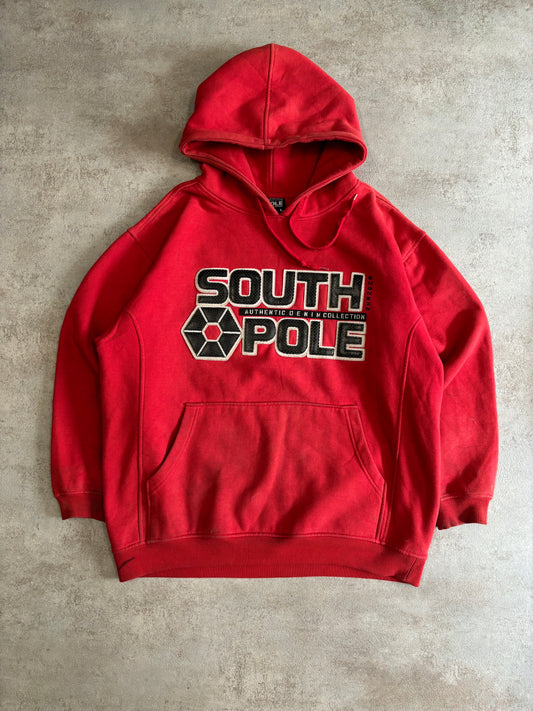 South Pole 00s Vintage Hoodie - L