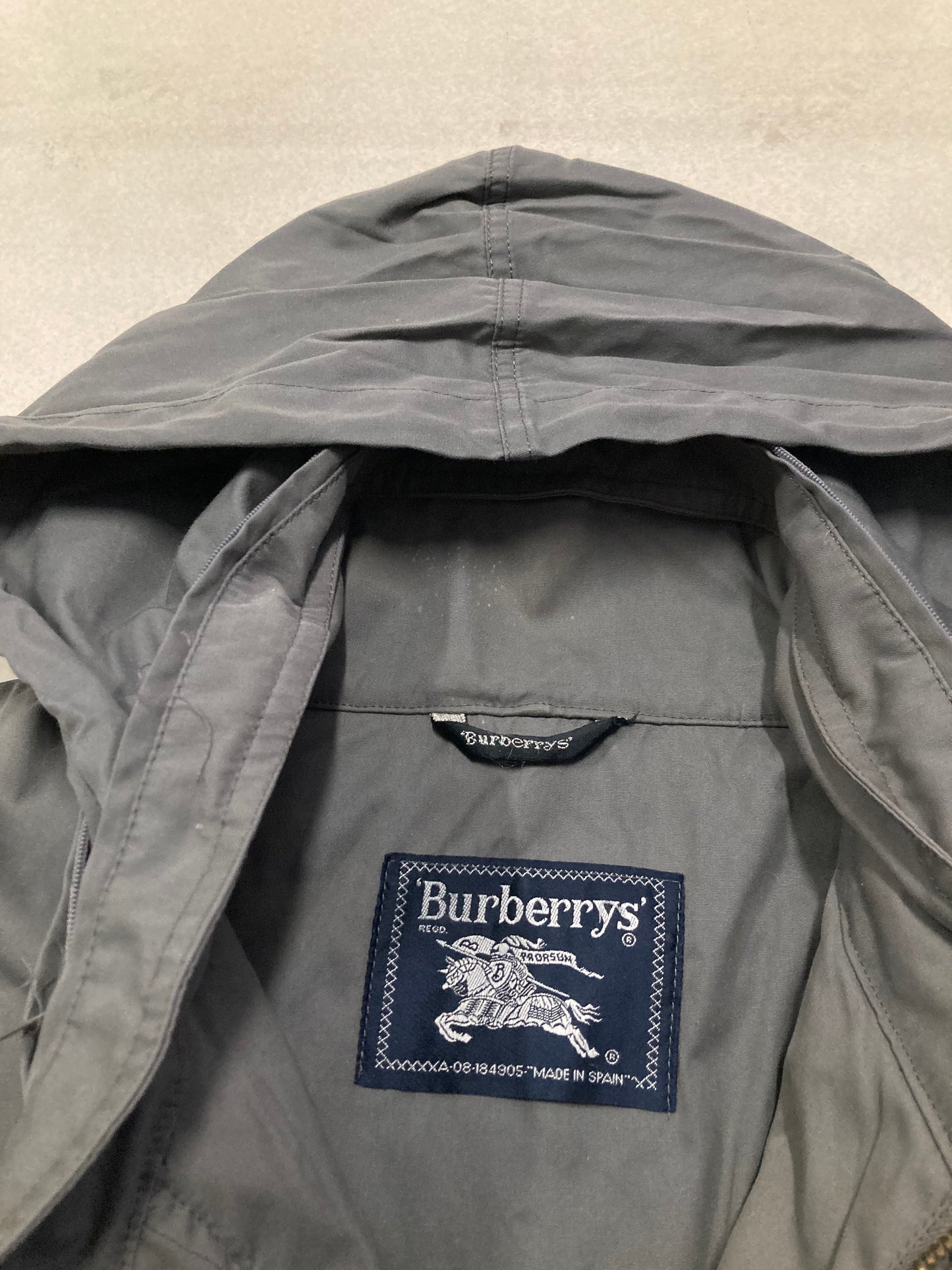 Burberry 80s Vintage Long Coat - L