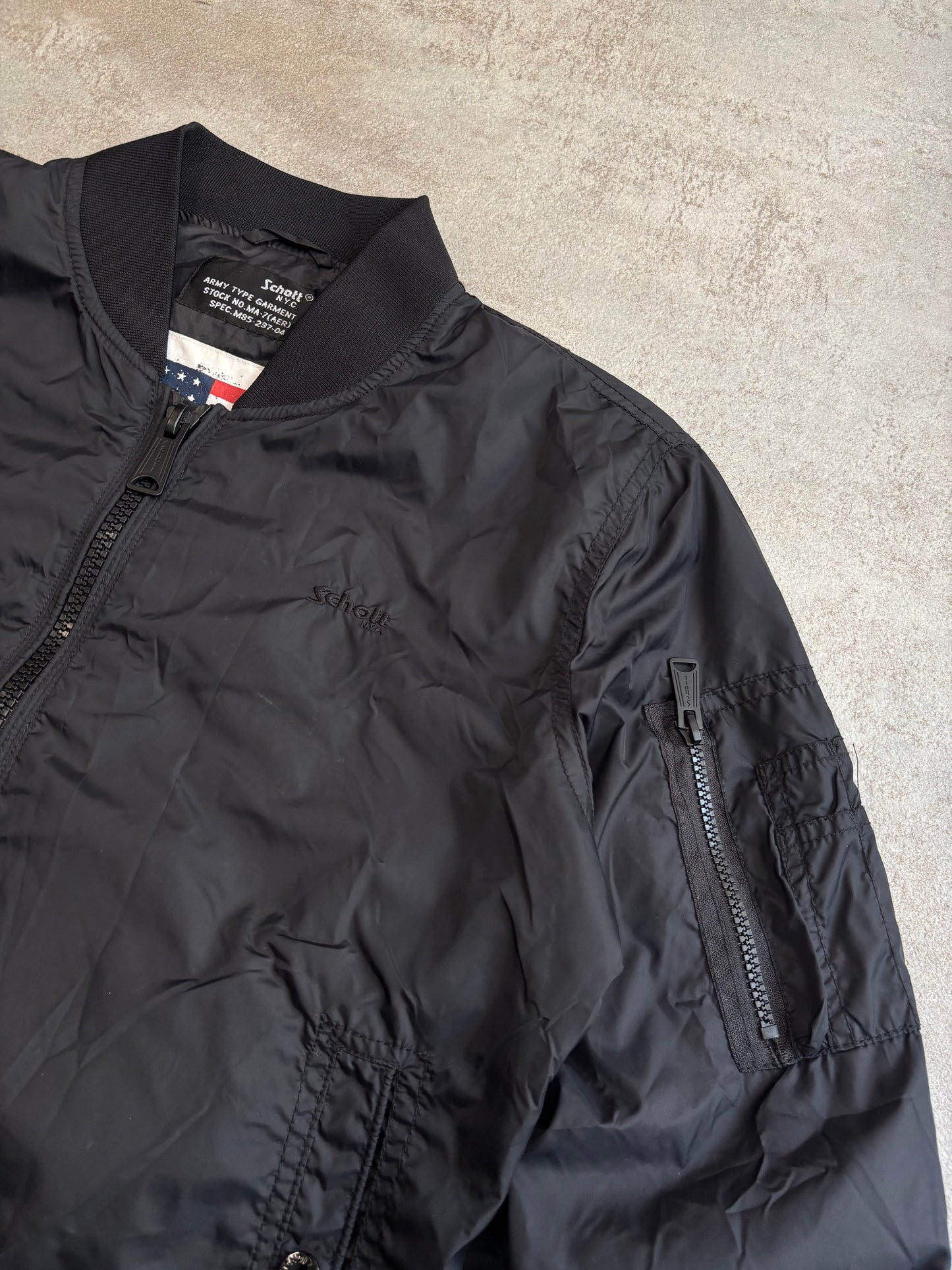 Chaqueta Light Bomber Schott 00s Vintage - S