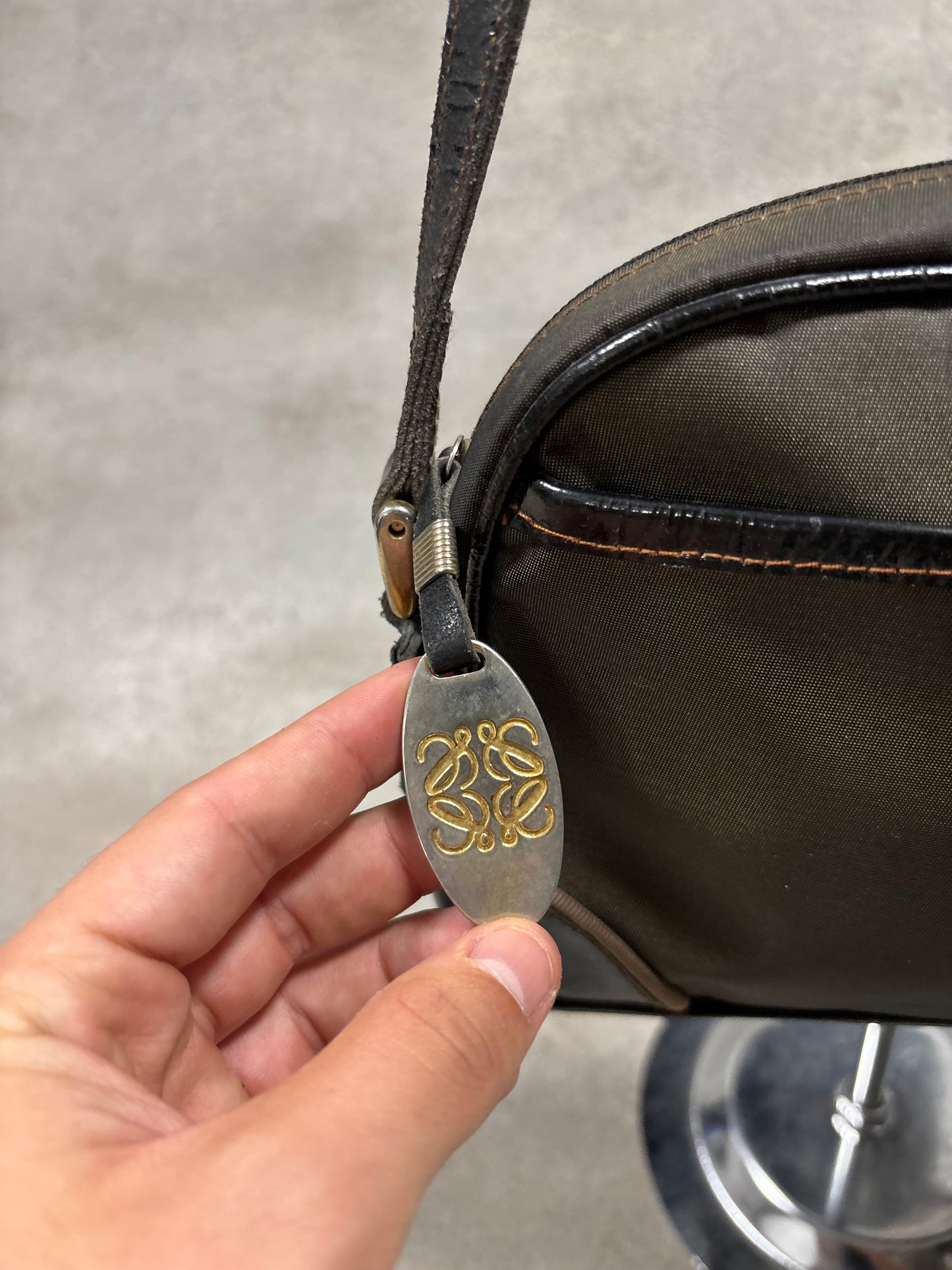 Bolso de Hombro Bandolera Loewe 00s Vintage