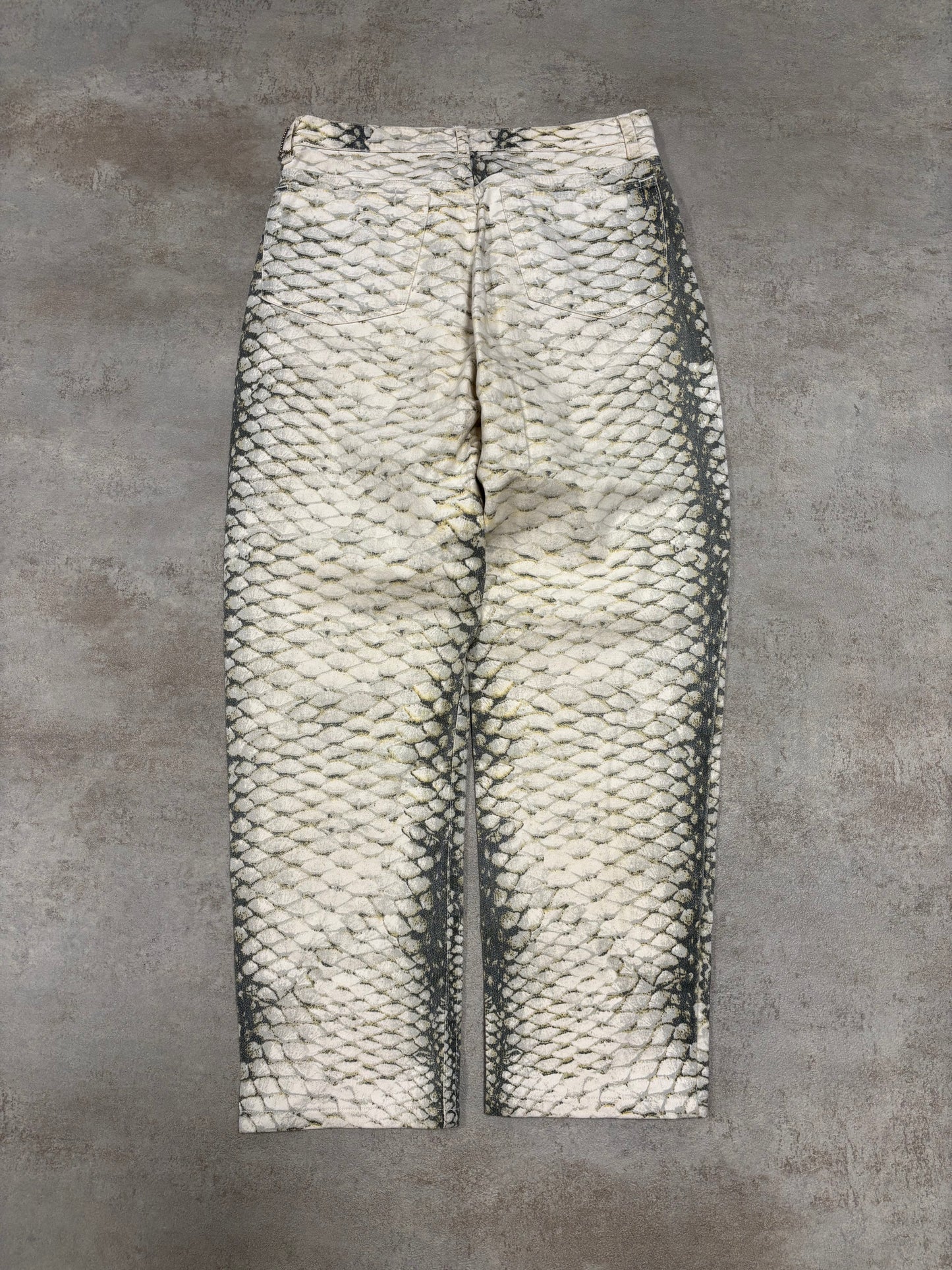 Pantalones Rectos ‘Mermaid’ Roberto Cavalli 90s Vintage - S