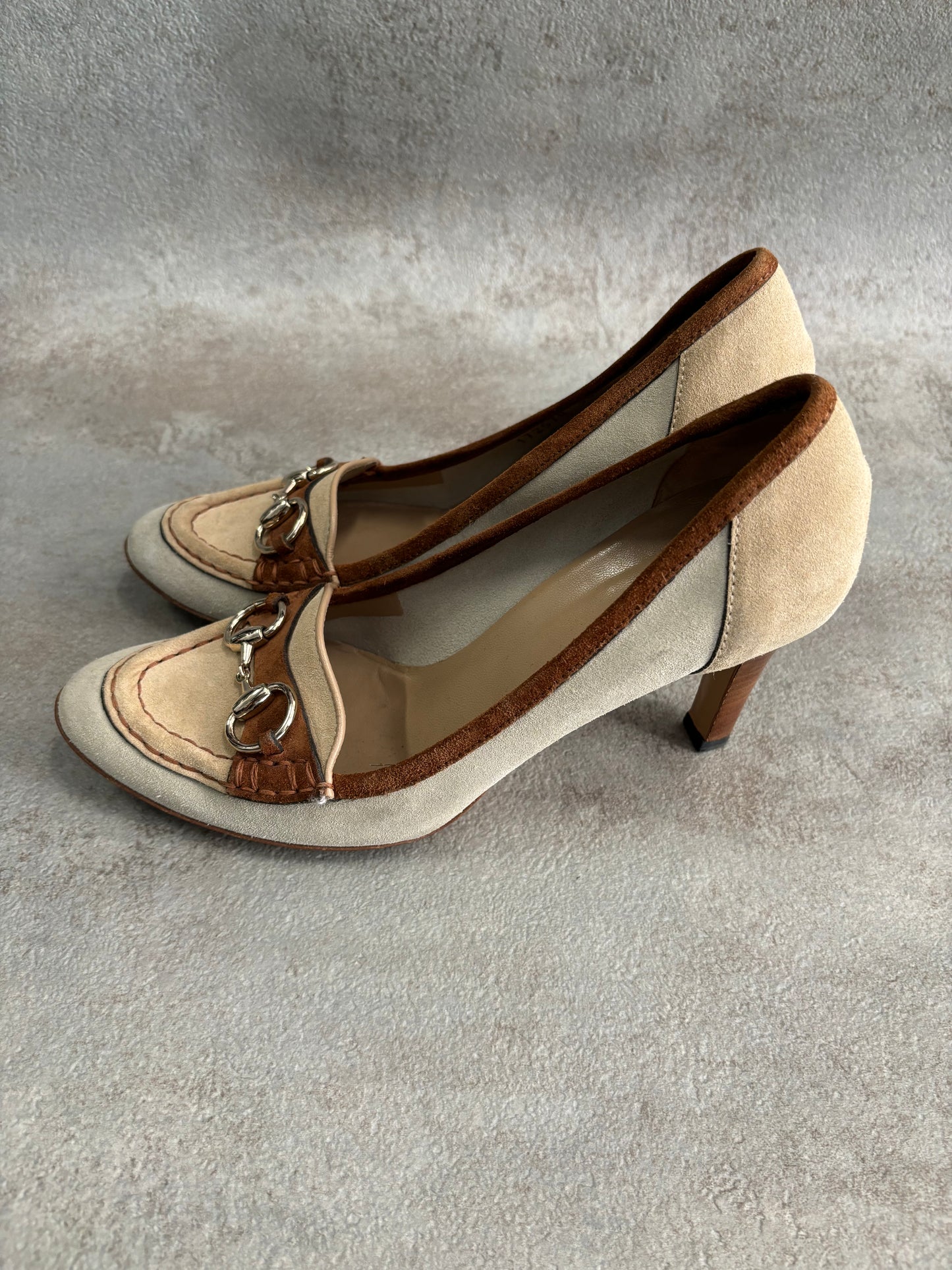 Tacones Ante Gucci 00s Vintage - 38,5