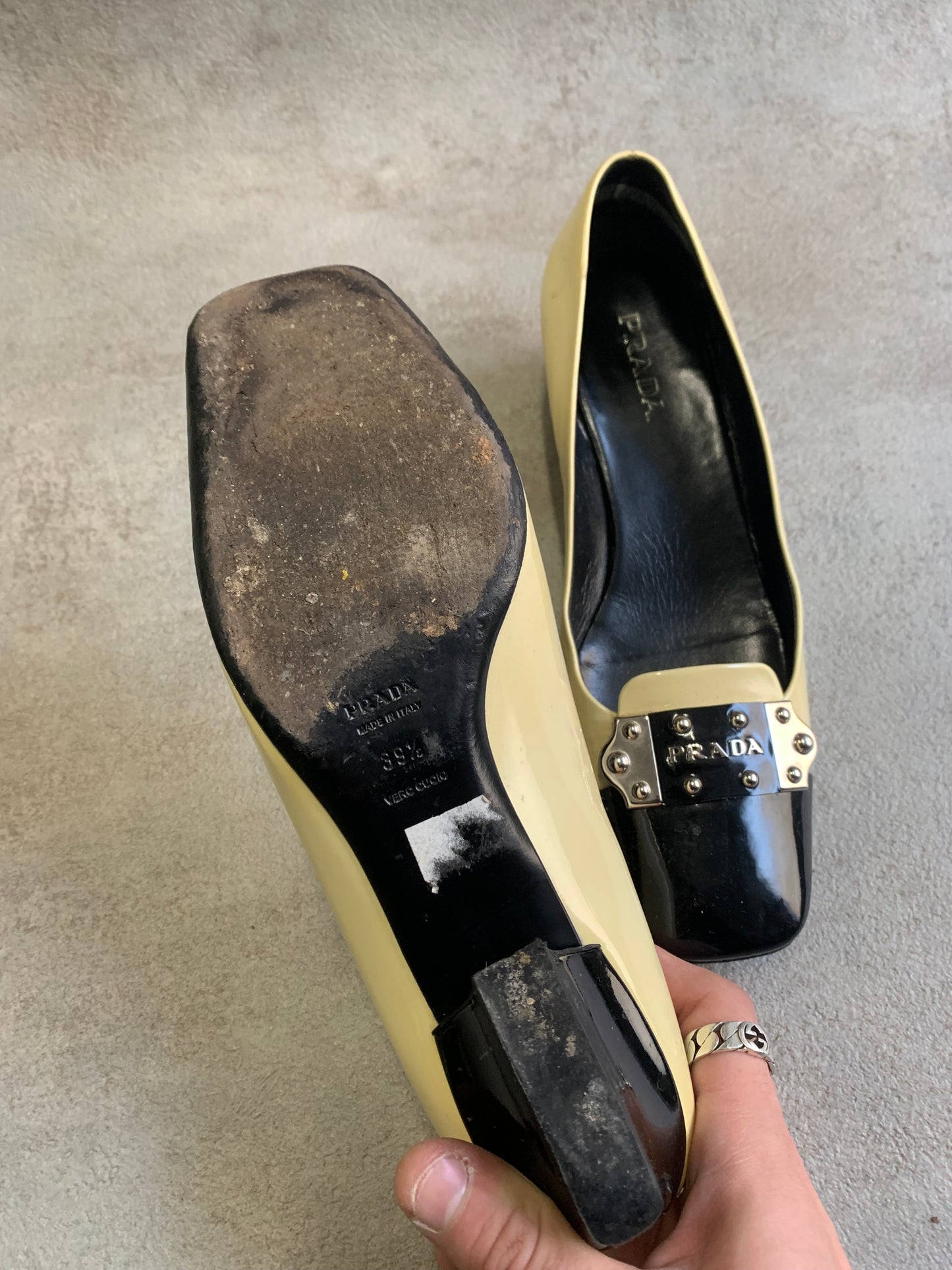 Tacones Charol Vintage Prada 00’s - 39’5