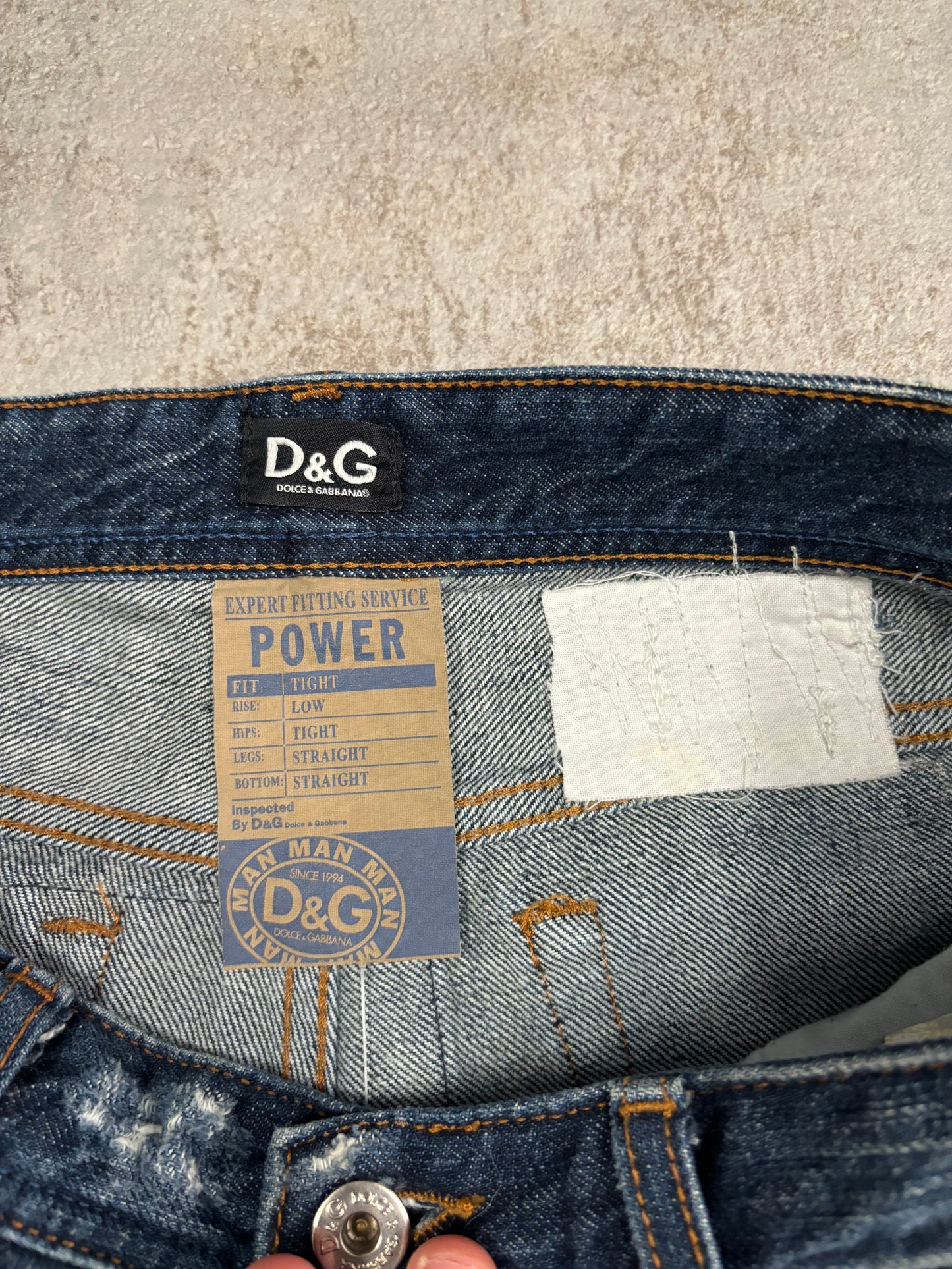 Pantalones Patchwork D&G 00s Vintage - M