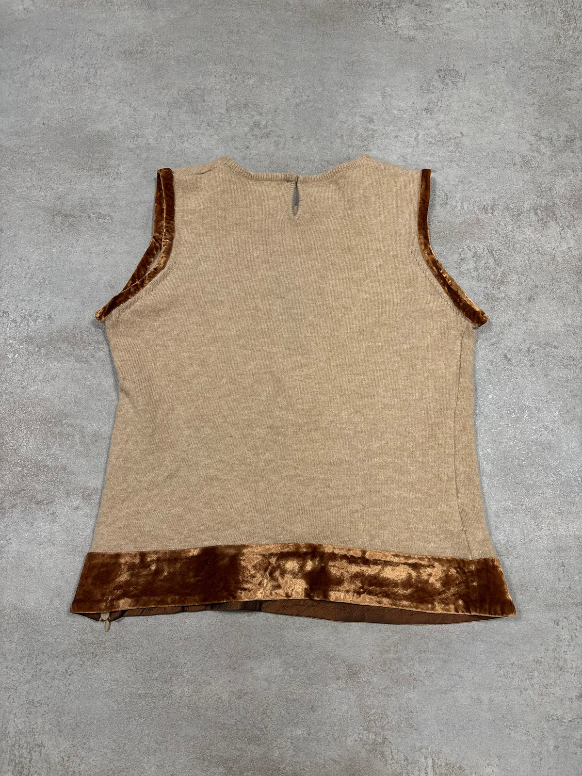 Jersey Lana Top Gianfranco Ferré 00s Vintage - S