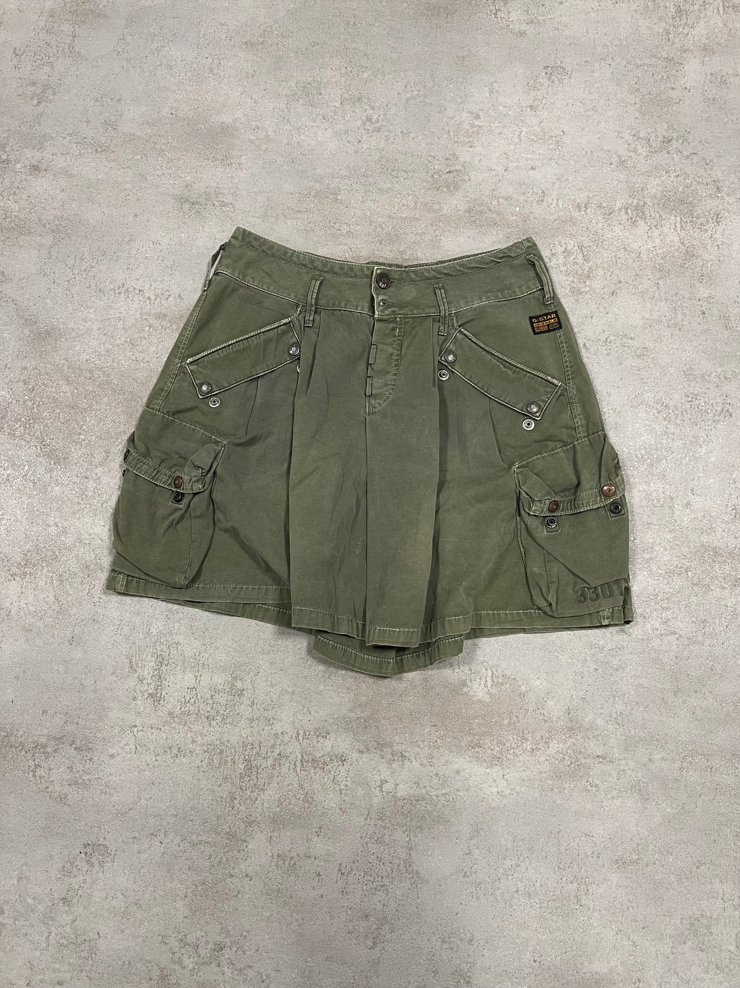 Falda Cargo Asimétrica Vintage G-Star 00’s - M