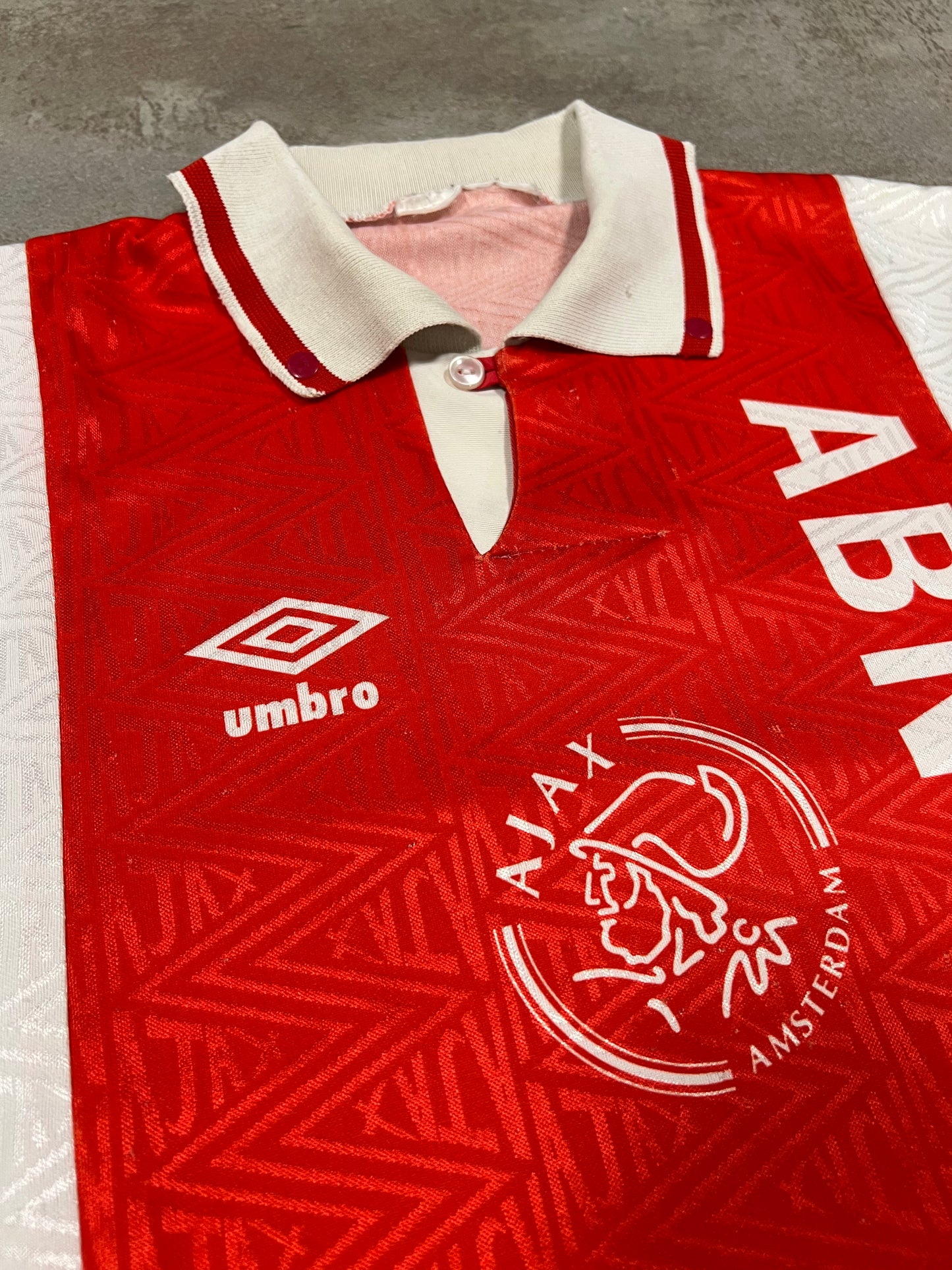 Camiseta Fútbol Vintage Umbro Ajax 1991-93 Kit - XL