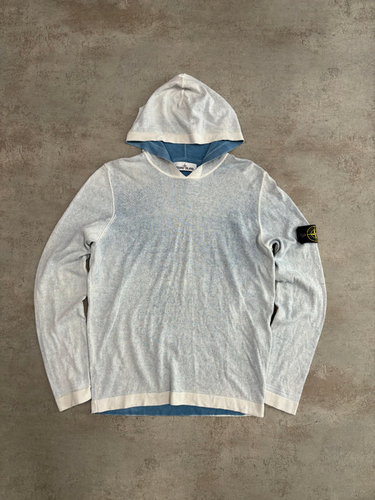 Jersey Hooded ‘Hand Sprayed’ Stone Island SS18 - M